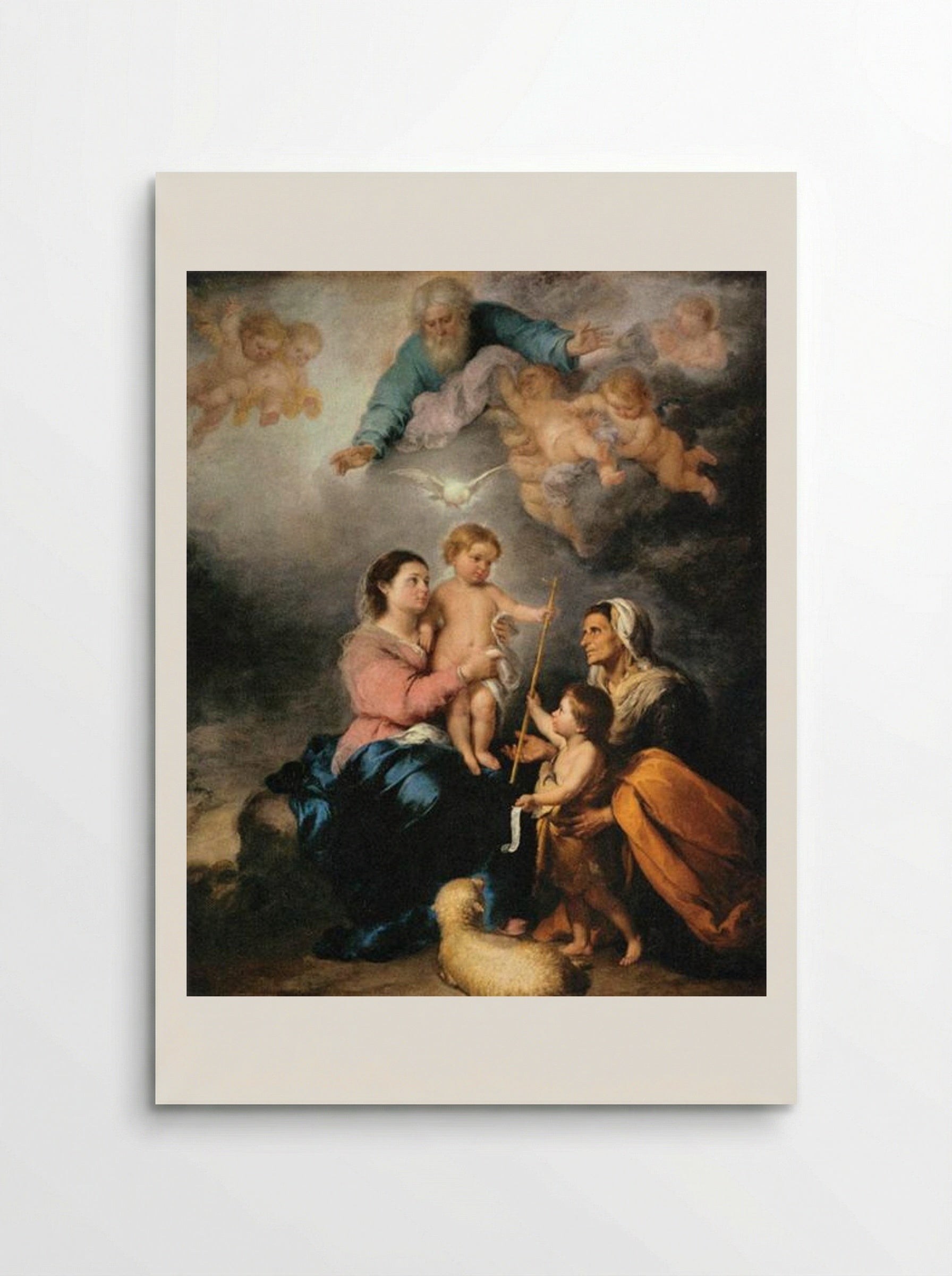 The Holy Family (The Seville Virgin) - Bartolomé Esteban Murillo - Poster