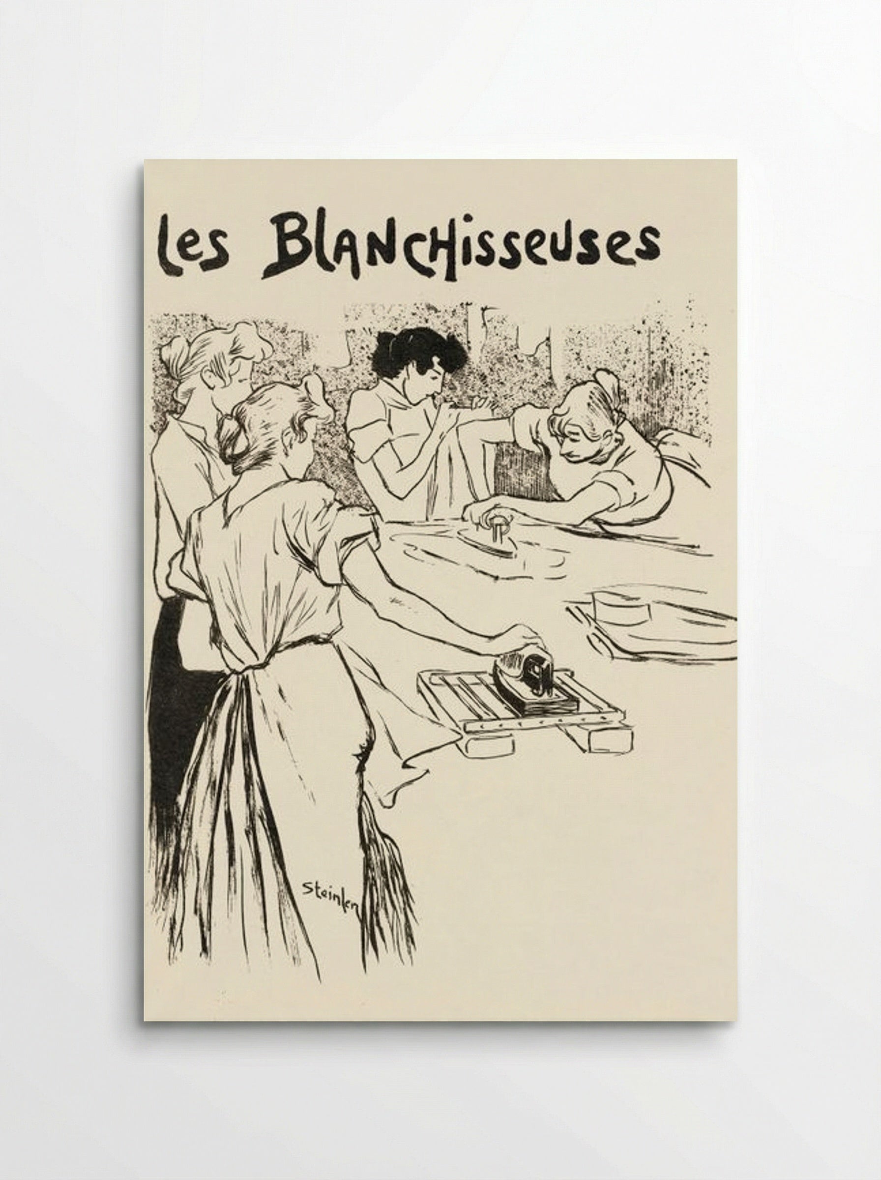Les Blanchisseuses - Théophile Alexandre Steinlen - Poster