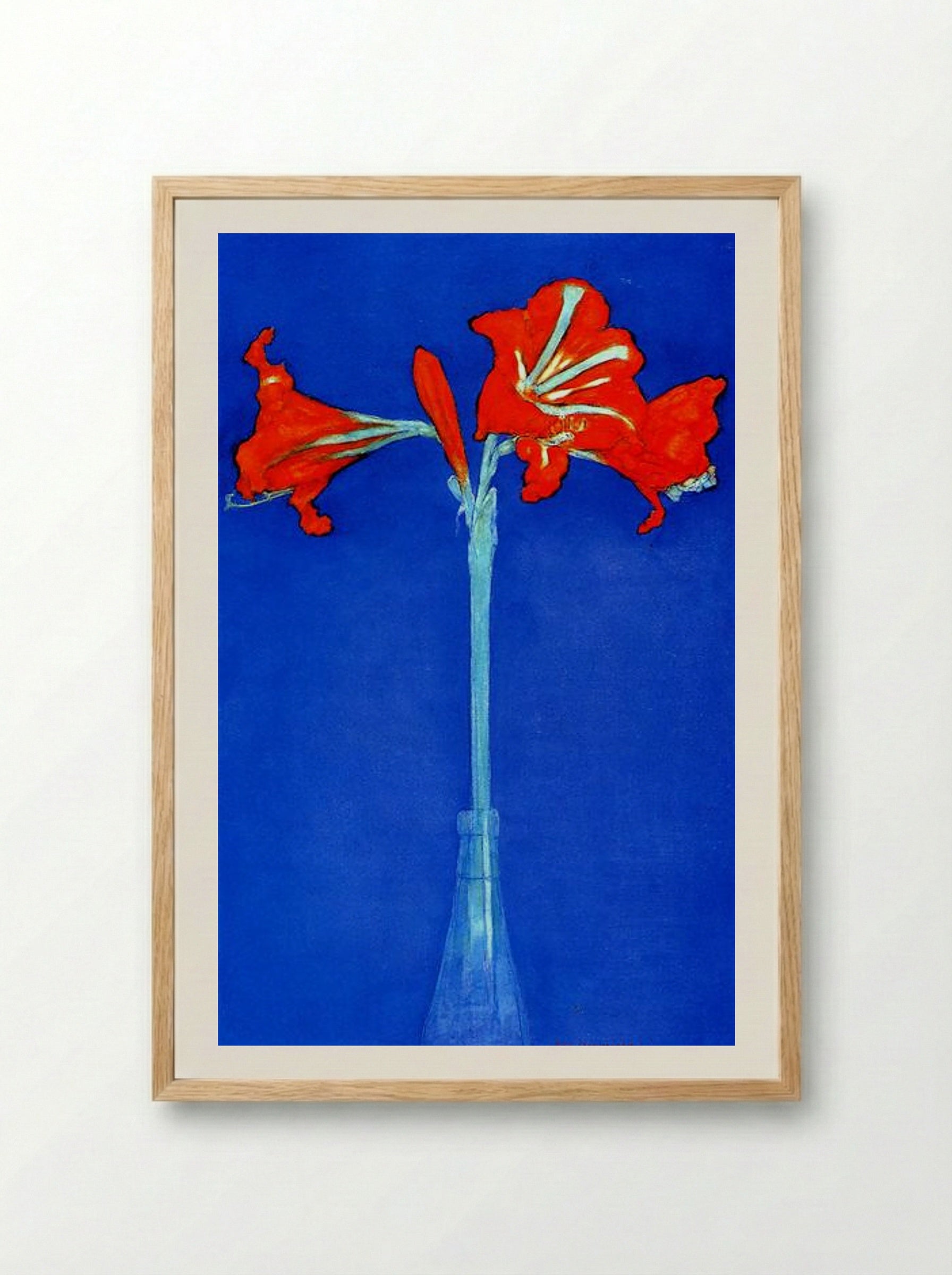 Amaryllis - Piet Mondrian - Framed Print Wood