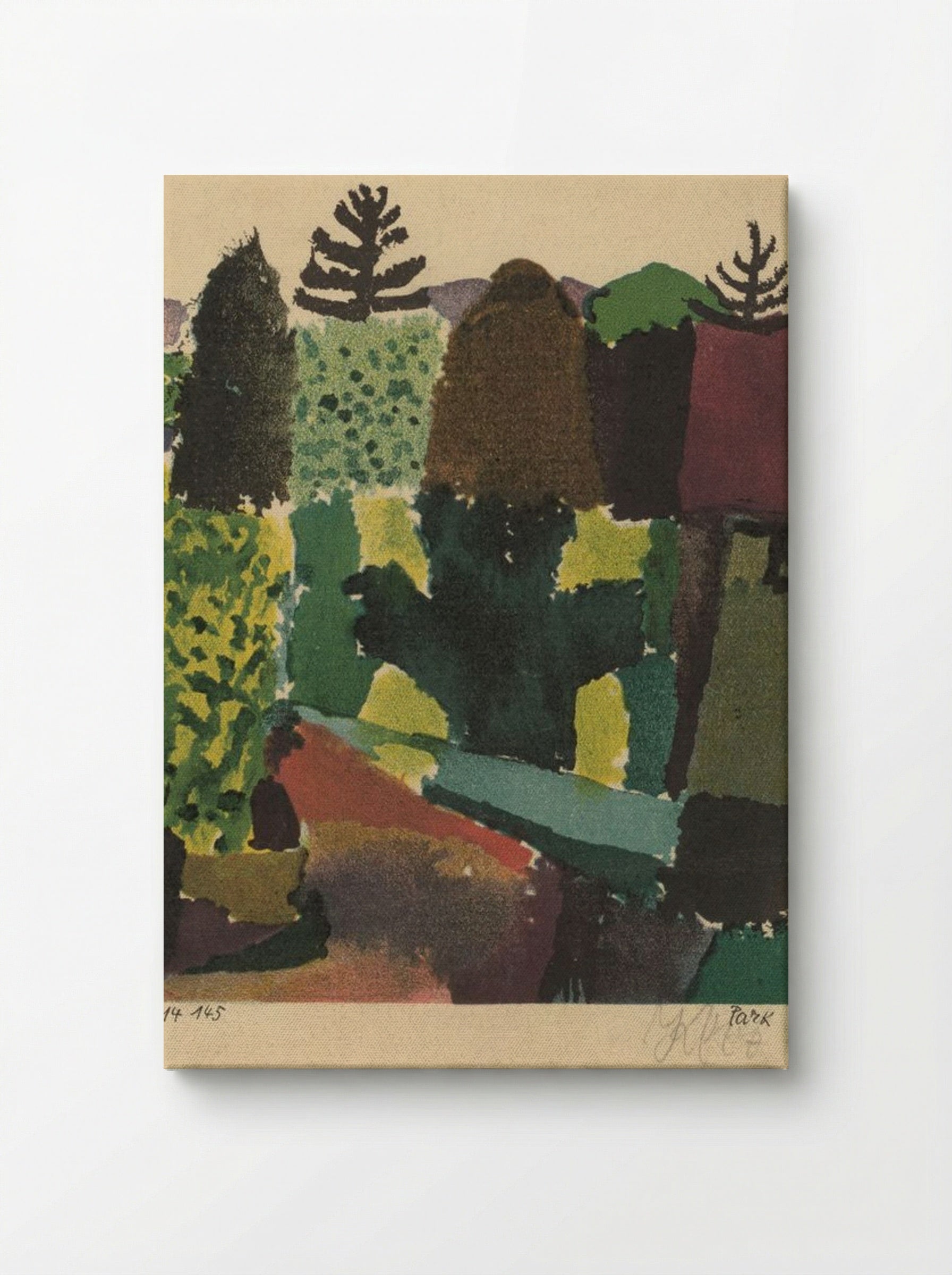 Park Near Lu(z)erne - Paul Klee - Canvas