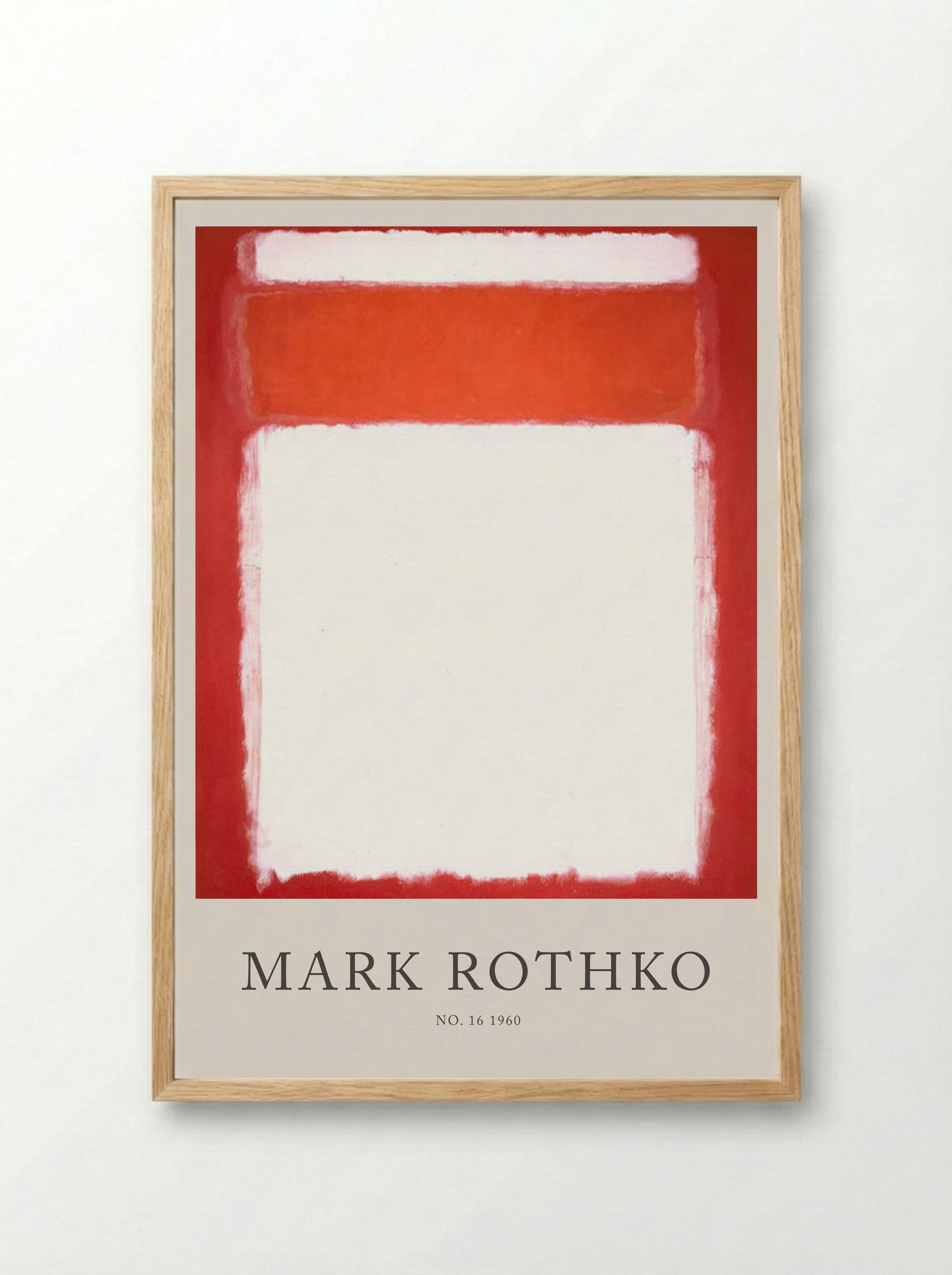 No. 16 - Mark Rothko - Framed Print Wood
