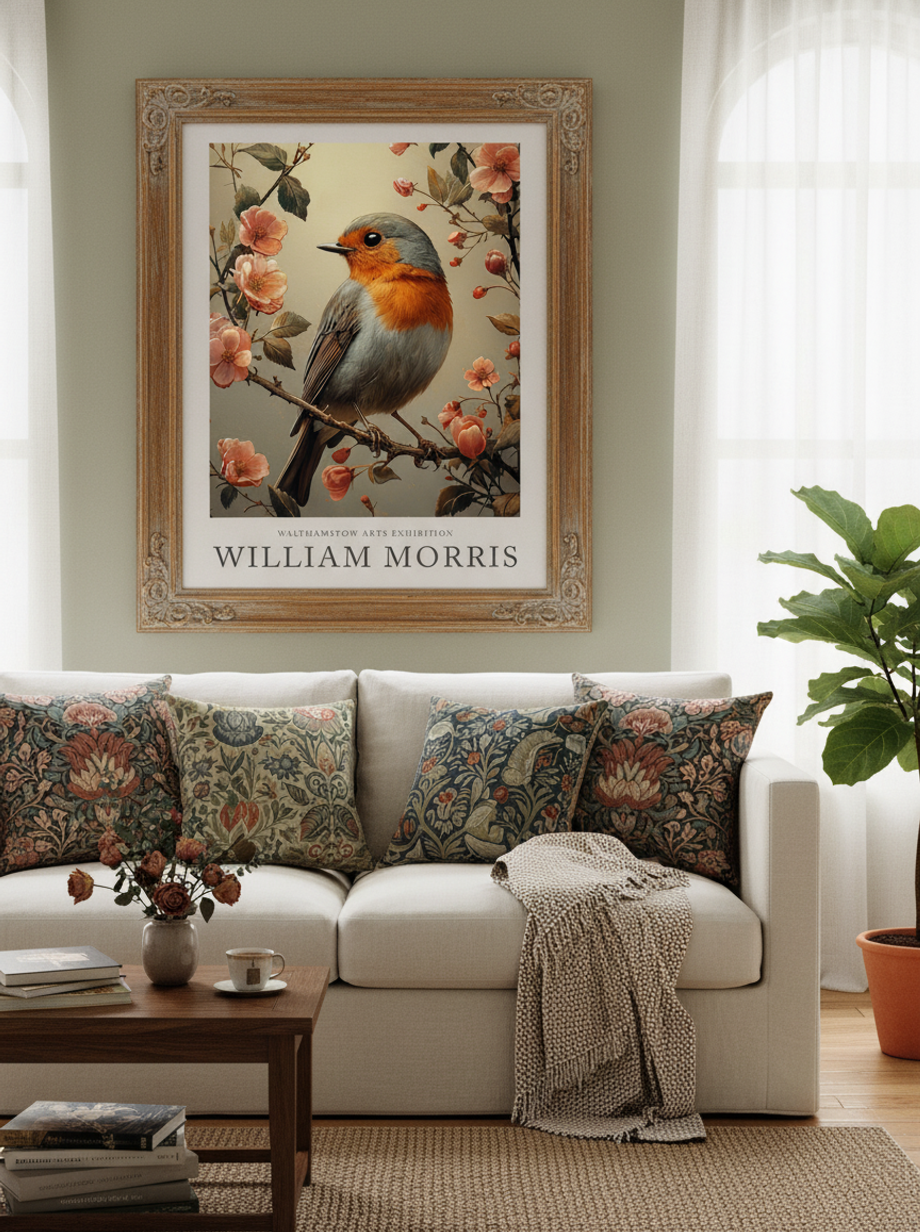 Robin Reflection - William Morris - Lifestyle