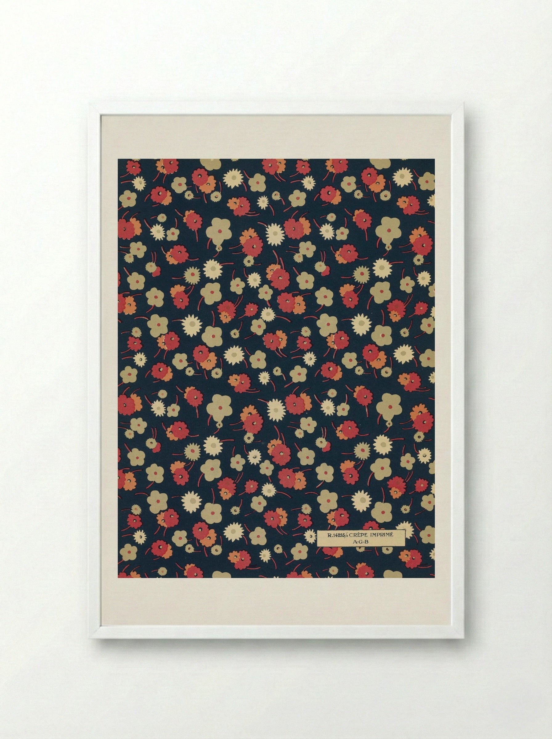 Feuillets de l'Élégance Féminine - Charles Goy - Framed Print White