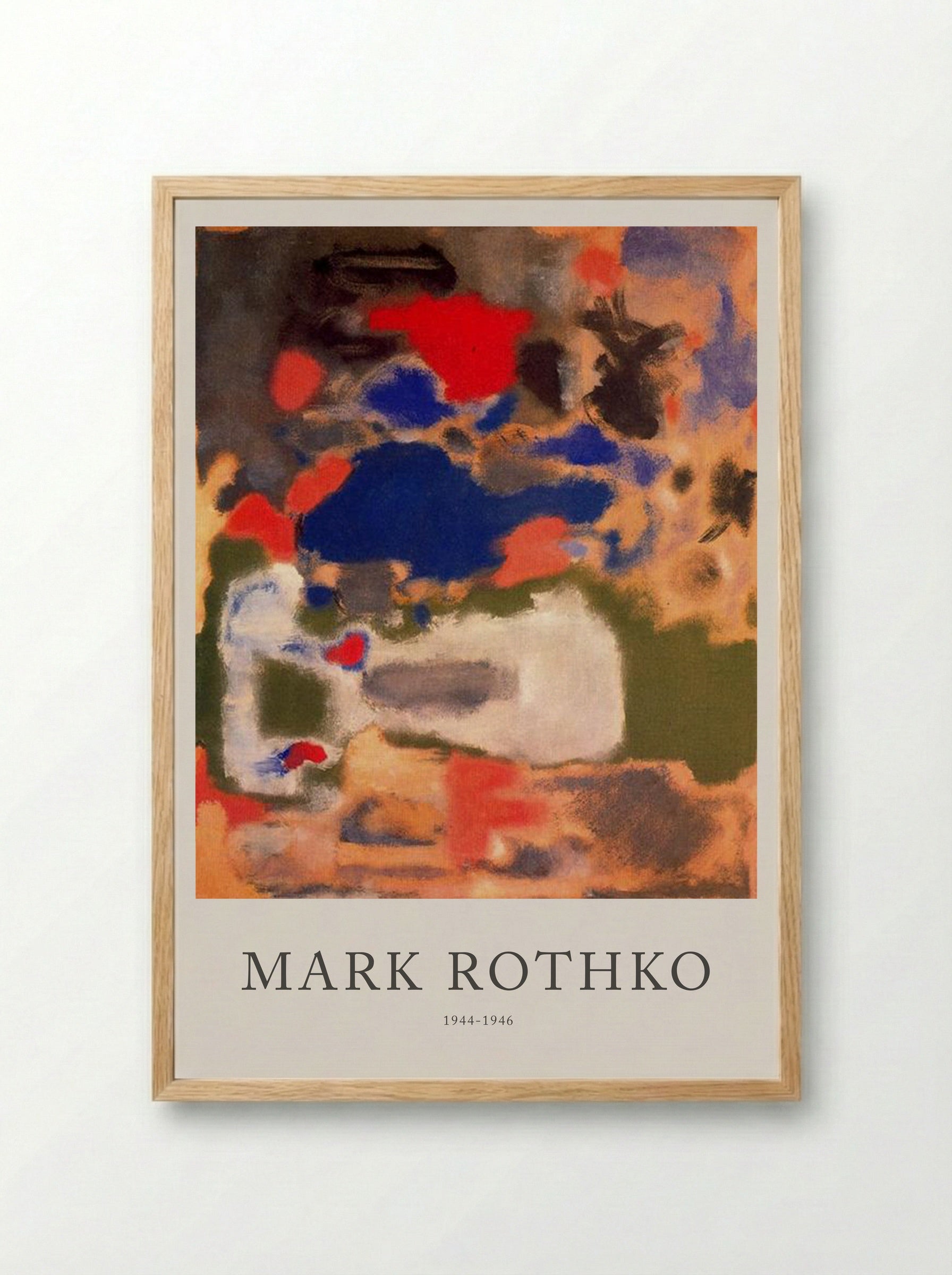 Untitled (Multiform Composition) - Mark Rothko - Framed Print Wood