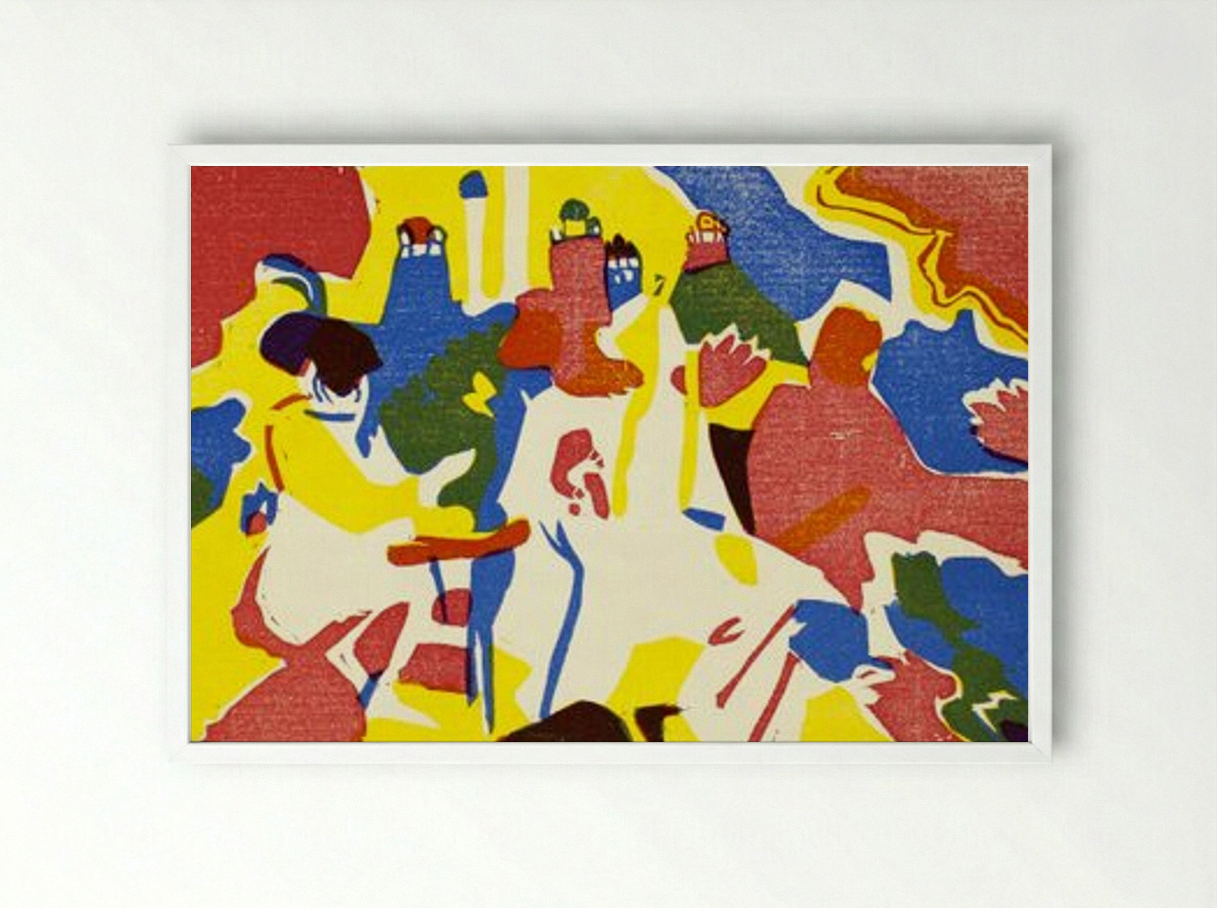 Klänge - Wassily Kandinsky - Framed Print White