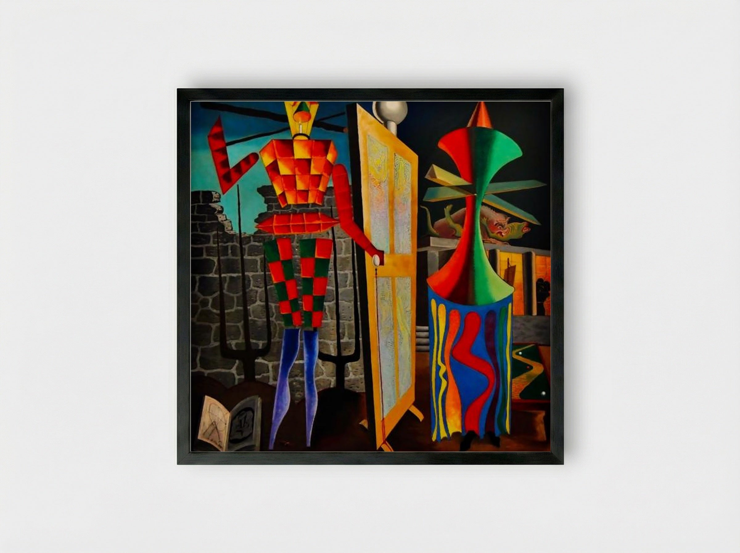 Le Beau Temps - Man Ray - Framed Print Black