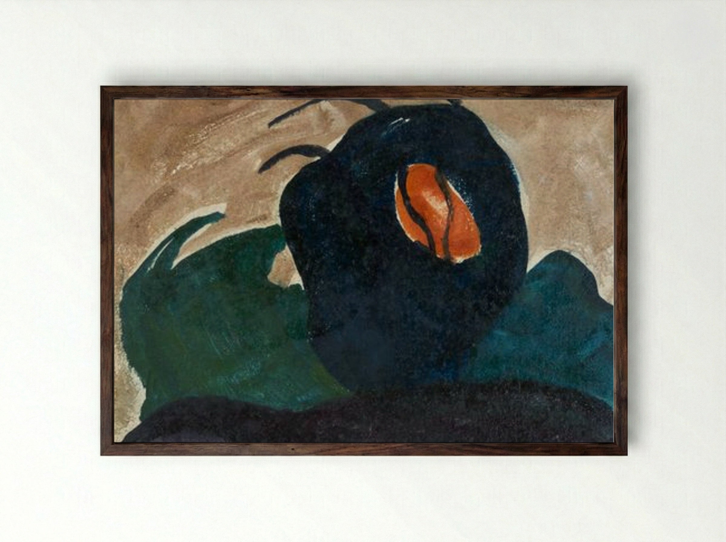 Sun Through Tree I - Arthur Dove - Framed Print Dark Wood