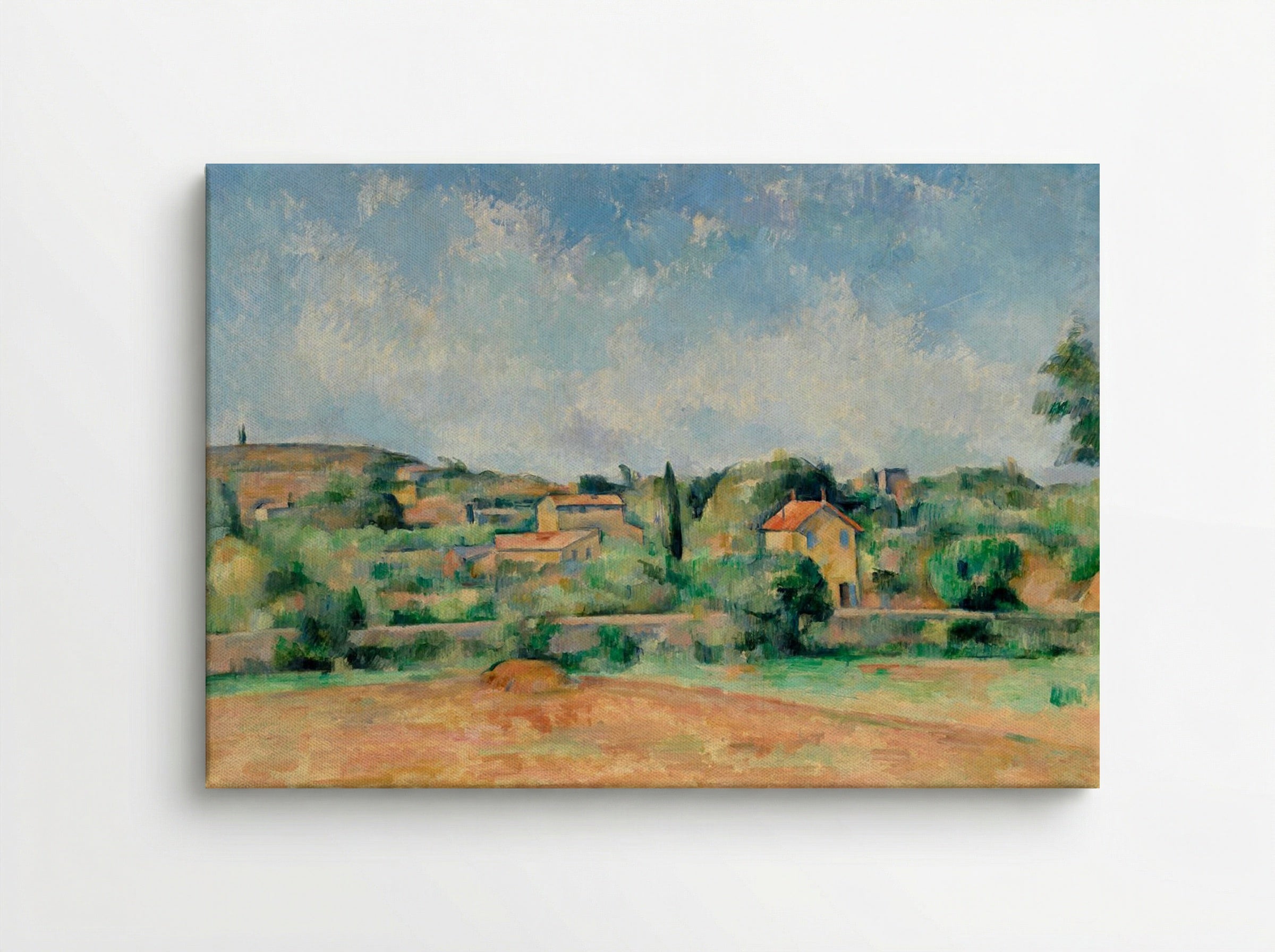 The Bellevue Plain (also called The Red Earth) - Paul Cézanne - Canvas