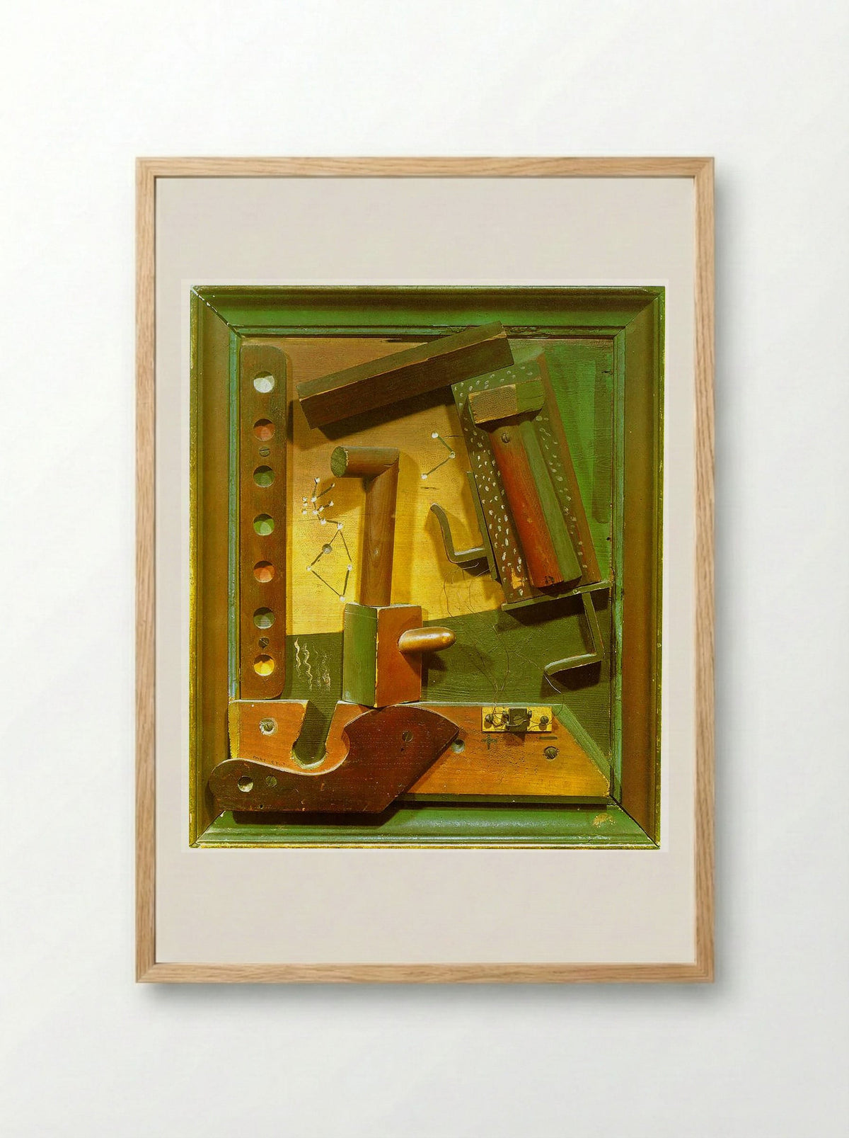Fruit of a Long Experience - Kurt Schwitters - Framed Print Wood