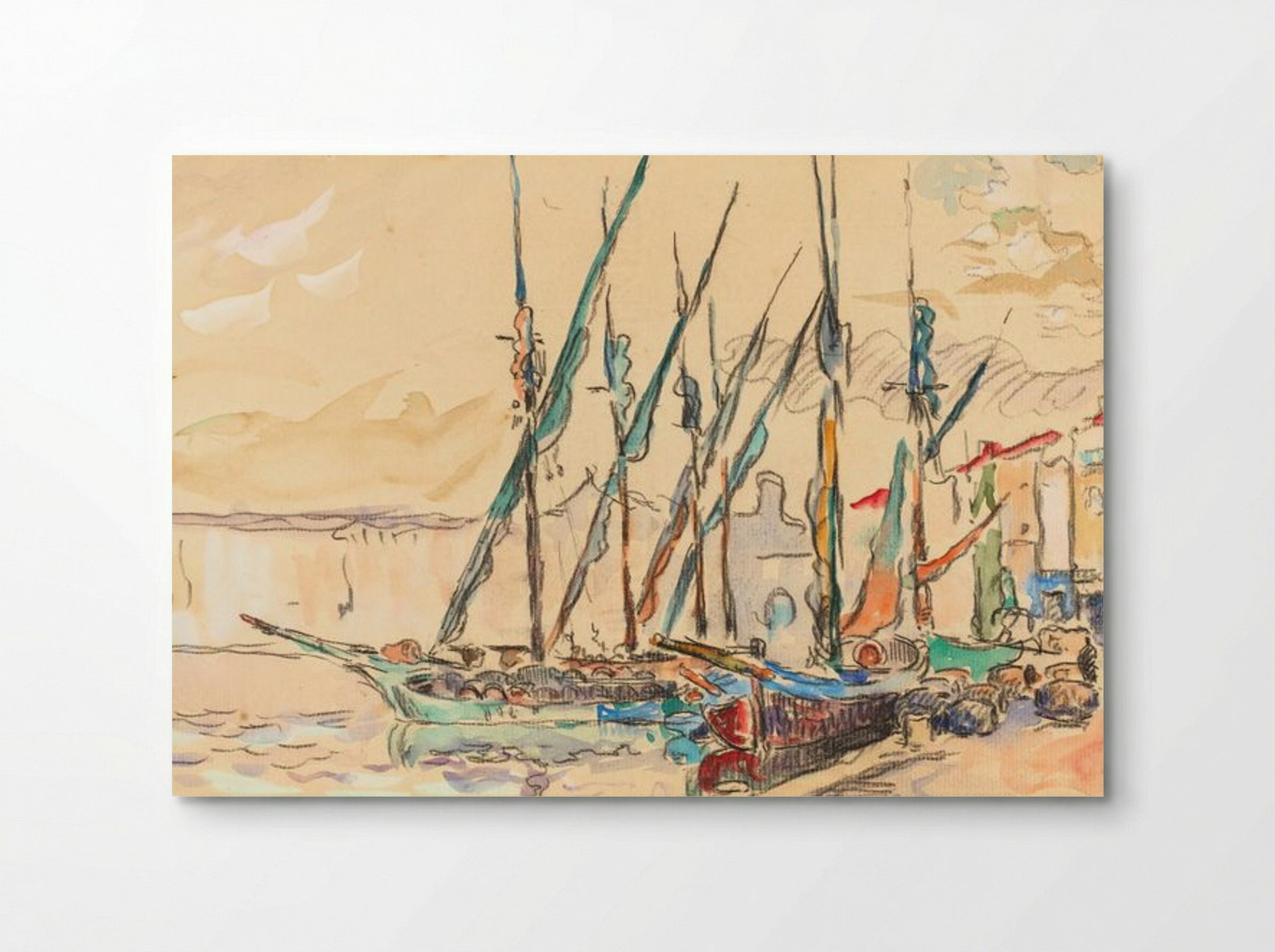 St. Tropez - Paul Signac - Poster