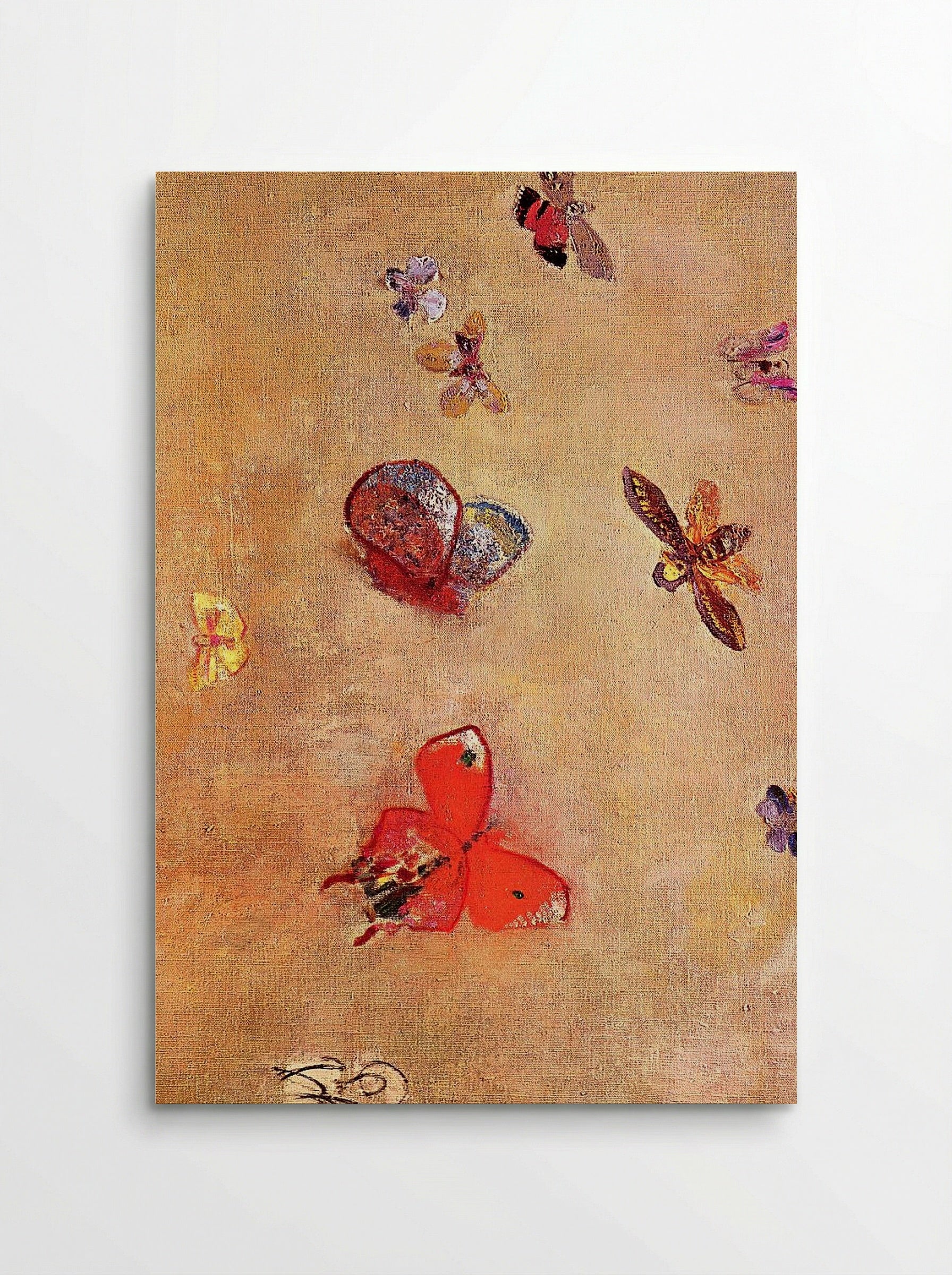 Butterflies - Odilon Redon - Poster