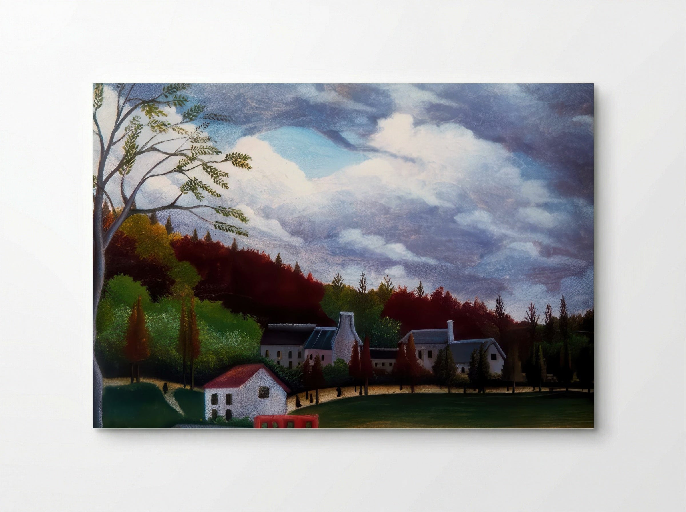 The Bièvre at Gentilly by Henri Rousseau – Naïve Art French River Landscape Print - Poster