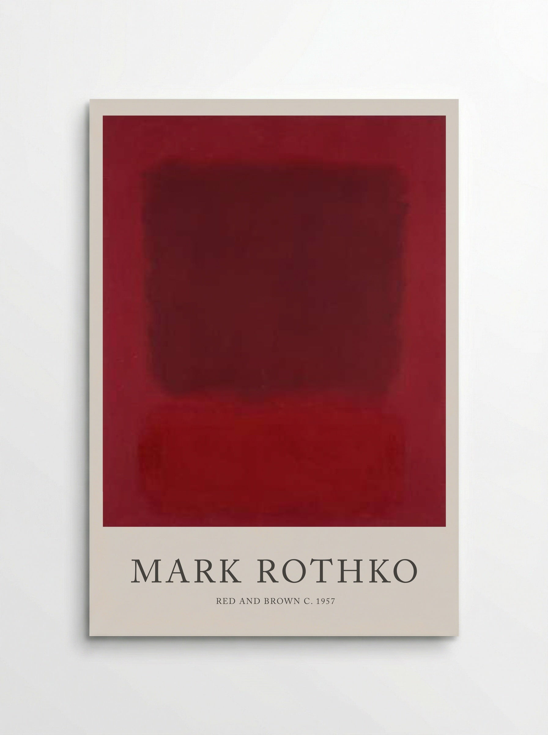 Red and Brown - Mark Rothko - Poster