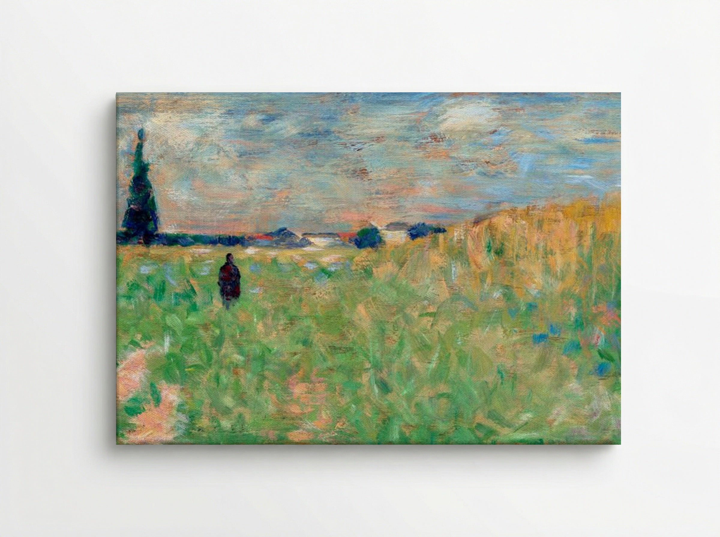A Summer Landscape - Georges Seurat - Canvas