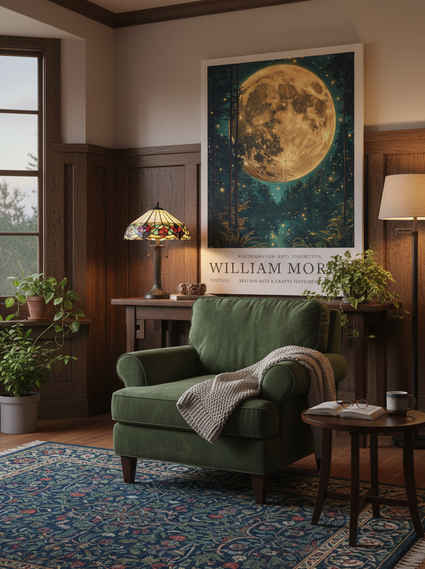 Moonlit Forest - William Morris - Lifestyle