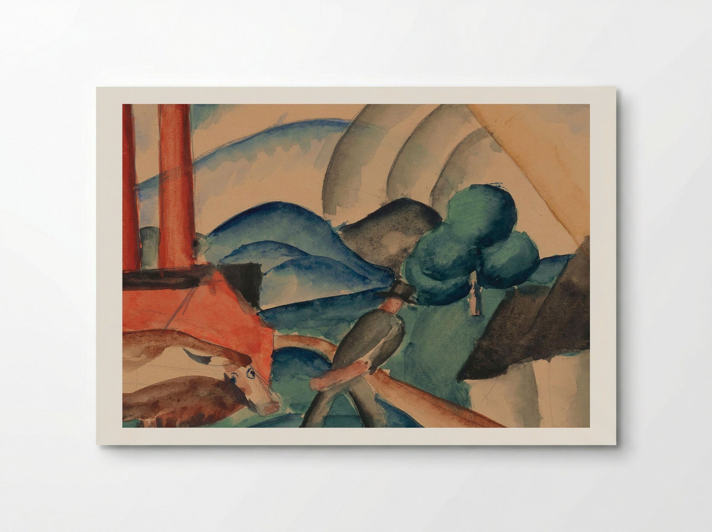 From Pasture - Schiller Geyser - Poster