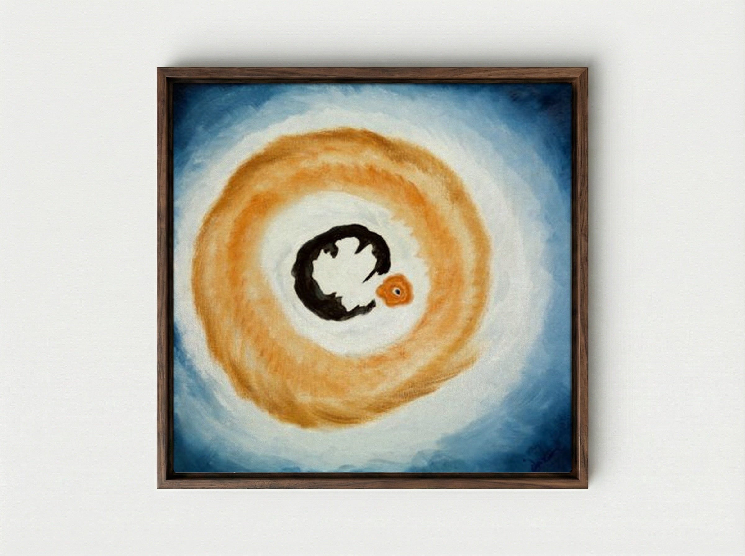 Dawn II - Arthur Dove - Framed Canvas Dark Wood