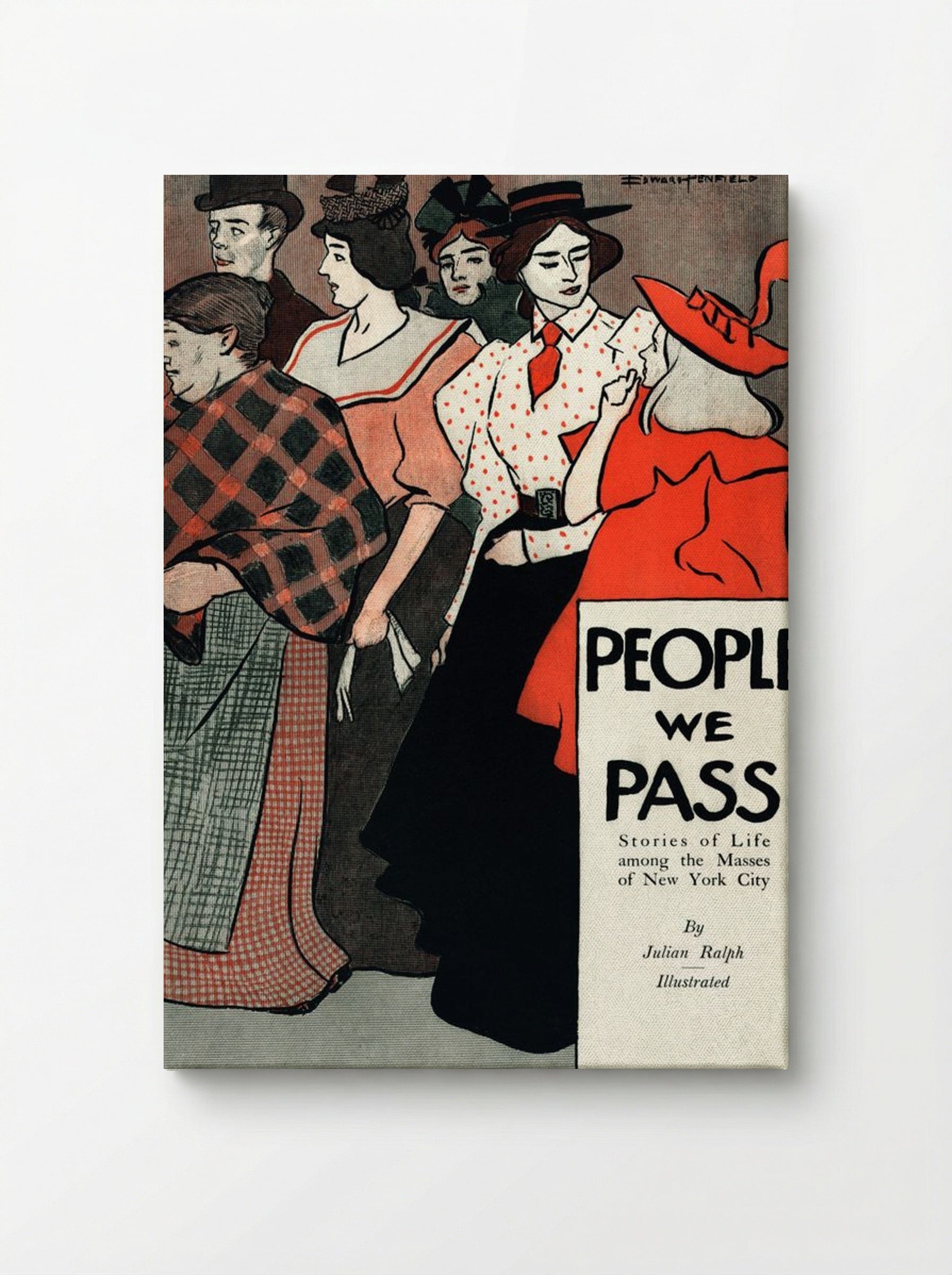 People We Pass - Edward Penfield - Canvas
