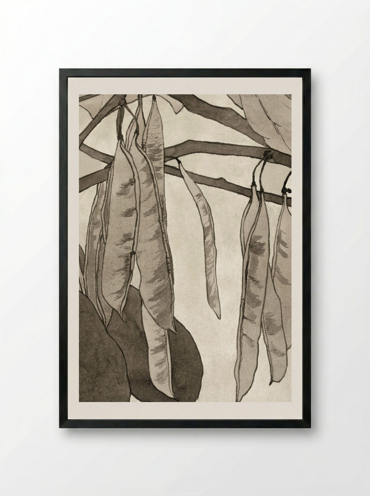 Red Bud (1915) - Hannah Borger Overbeck - Framed Print Black