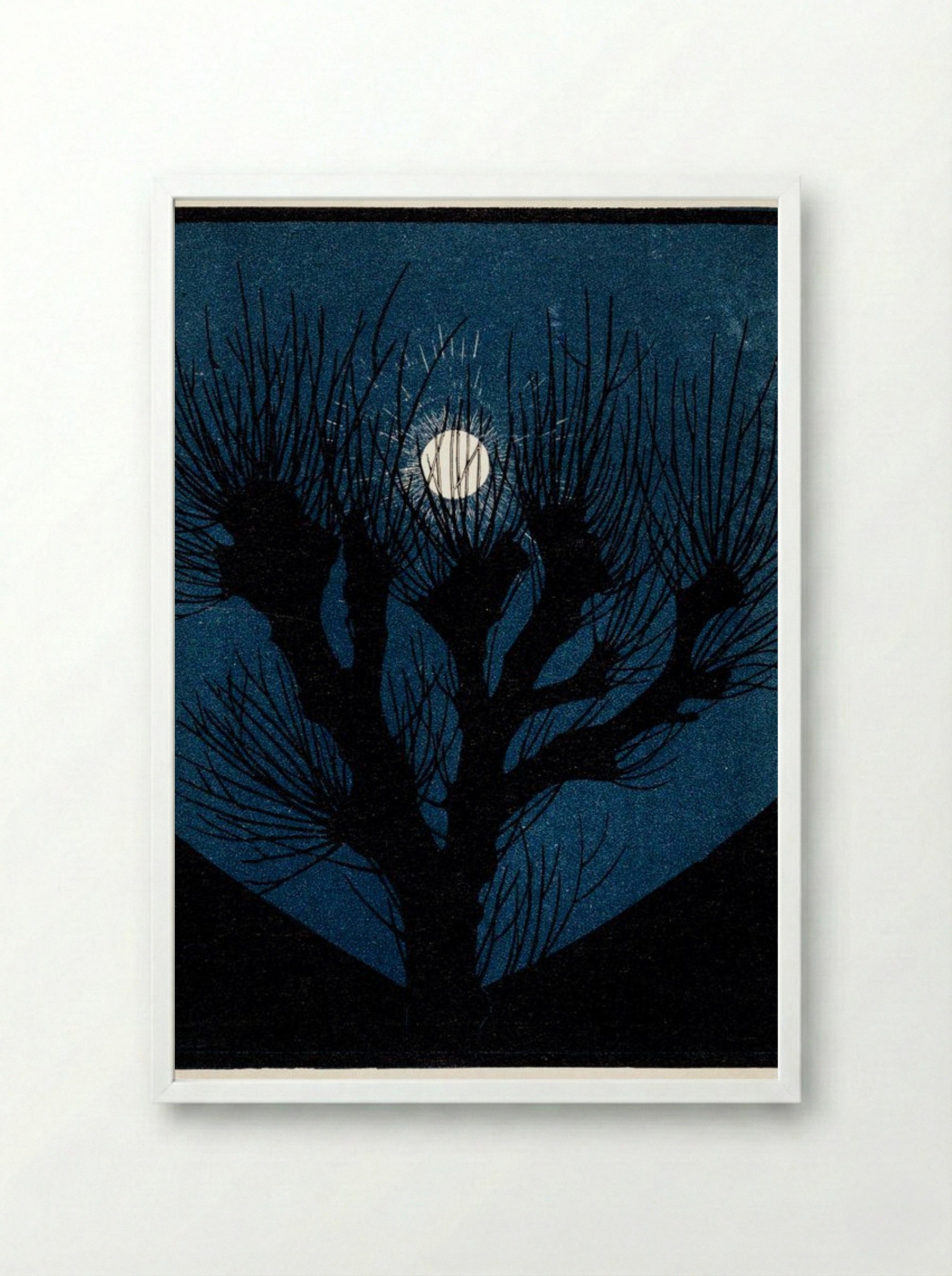 Moon Light - Julie de Graag - Framed Print White