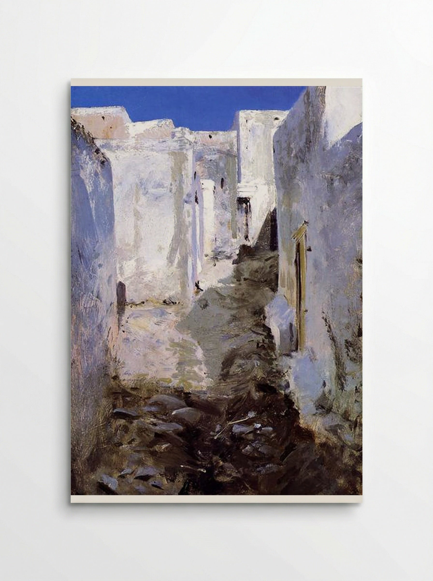 A Street in Algiers - John Singer Sargent - Poster
