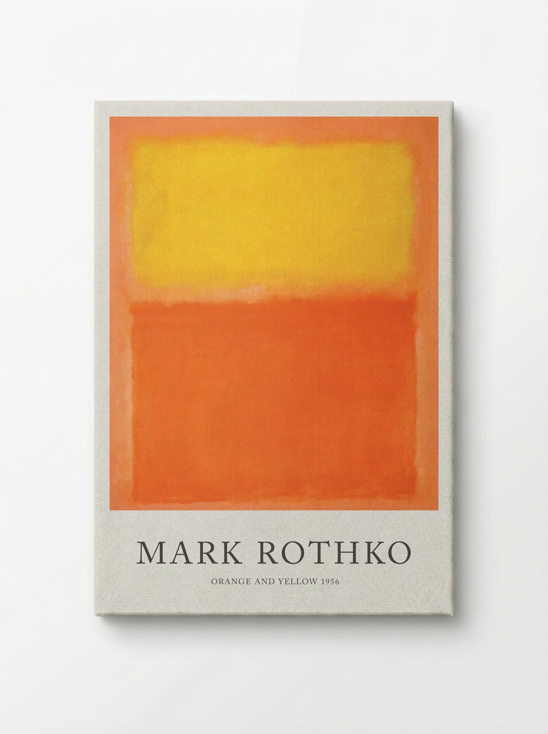 Orange and Yellow - Mark Rothko - Canvas