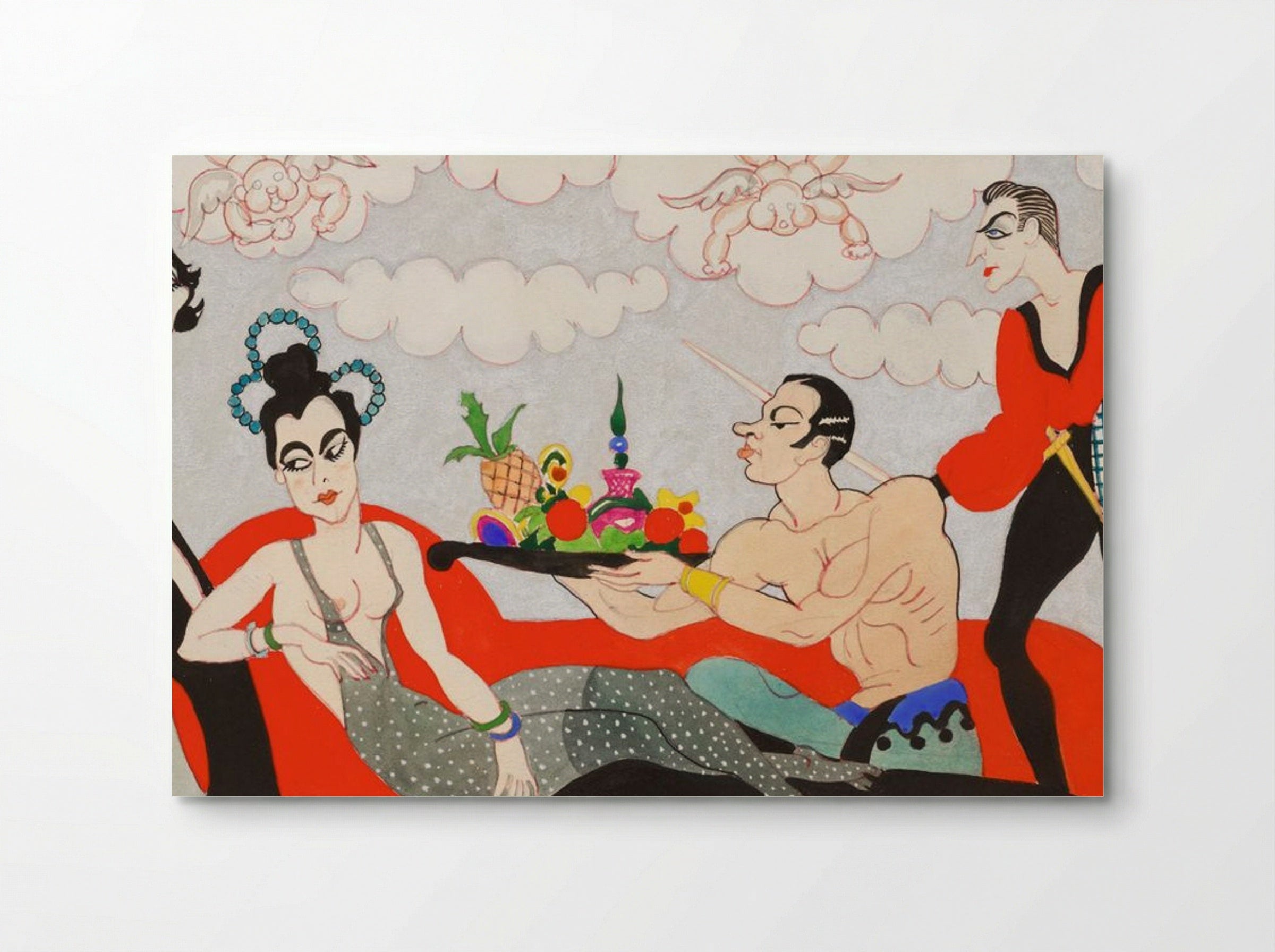 Mural Study No. 3 - John Decker - Poster