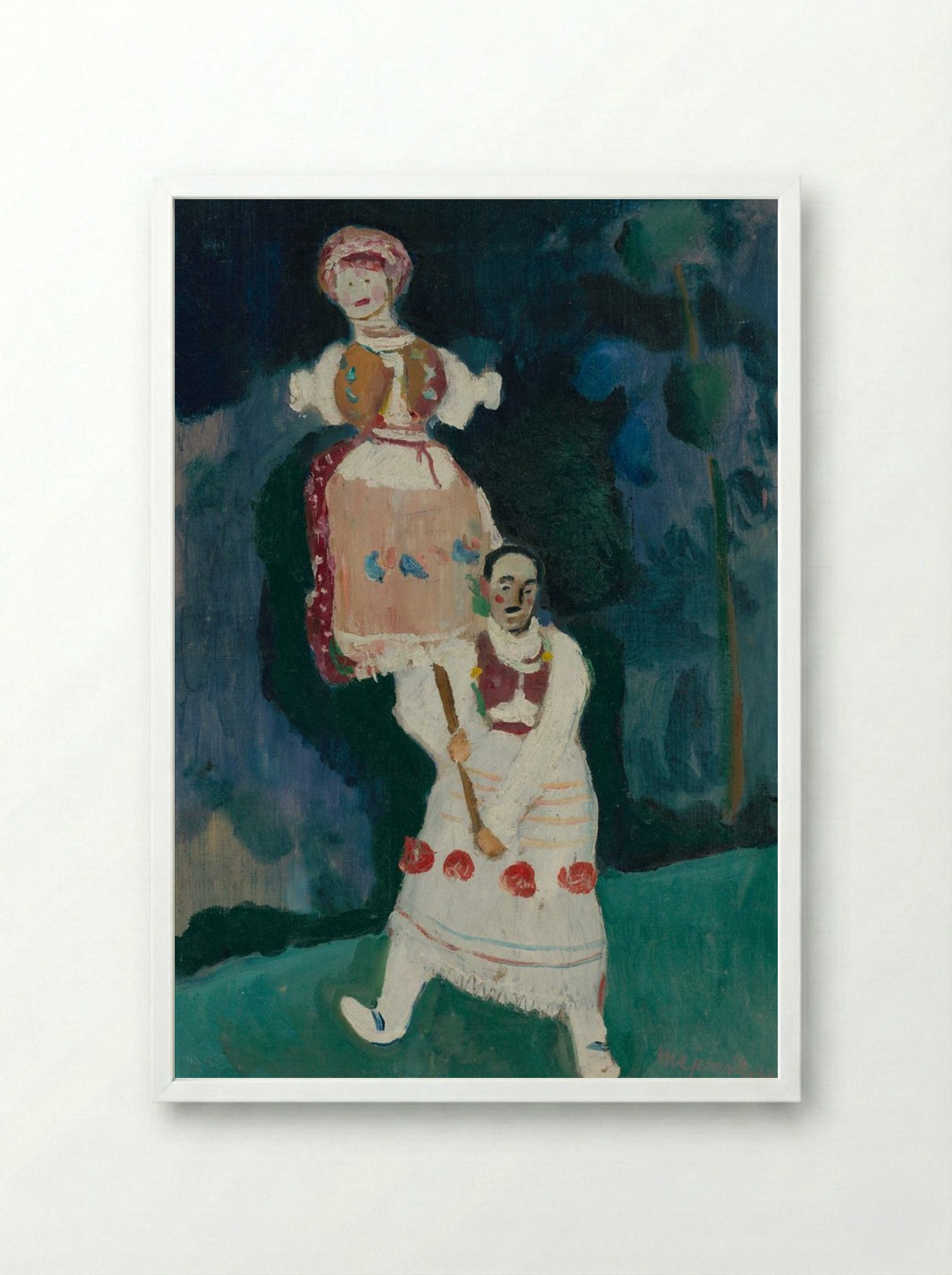 Morena - Cyprián Majerník - Framed Print White