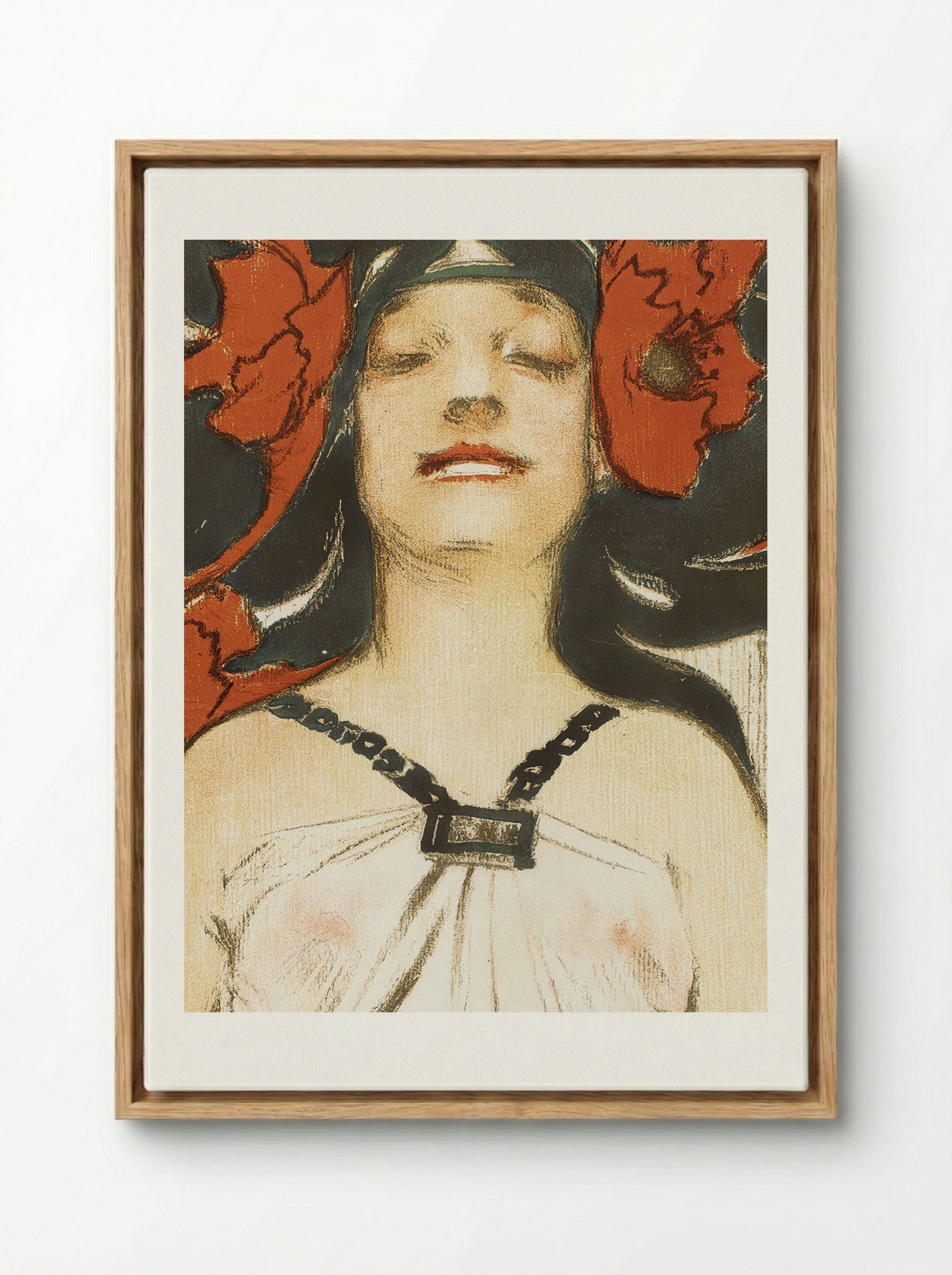 The August Century, Midsummer Holiday Number - Joseph Christian Leyendecker - Framed Canvas Wood