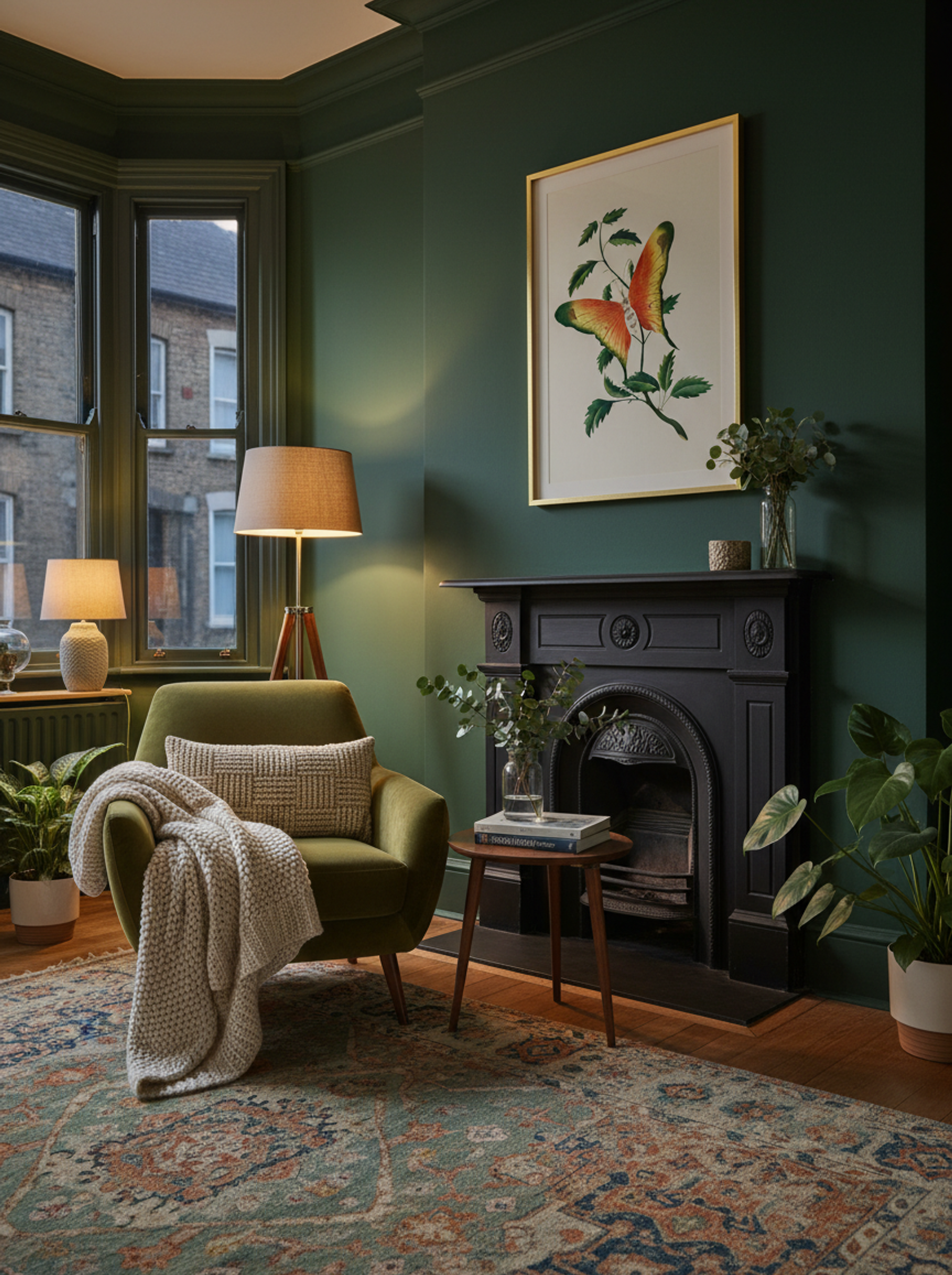 Rose Bush and Butterfly - Mary Altha Nims - Lifestyle