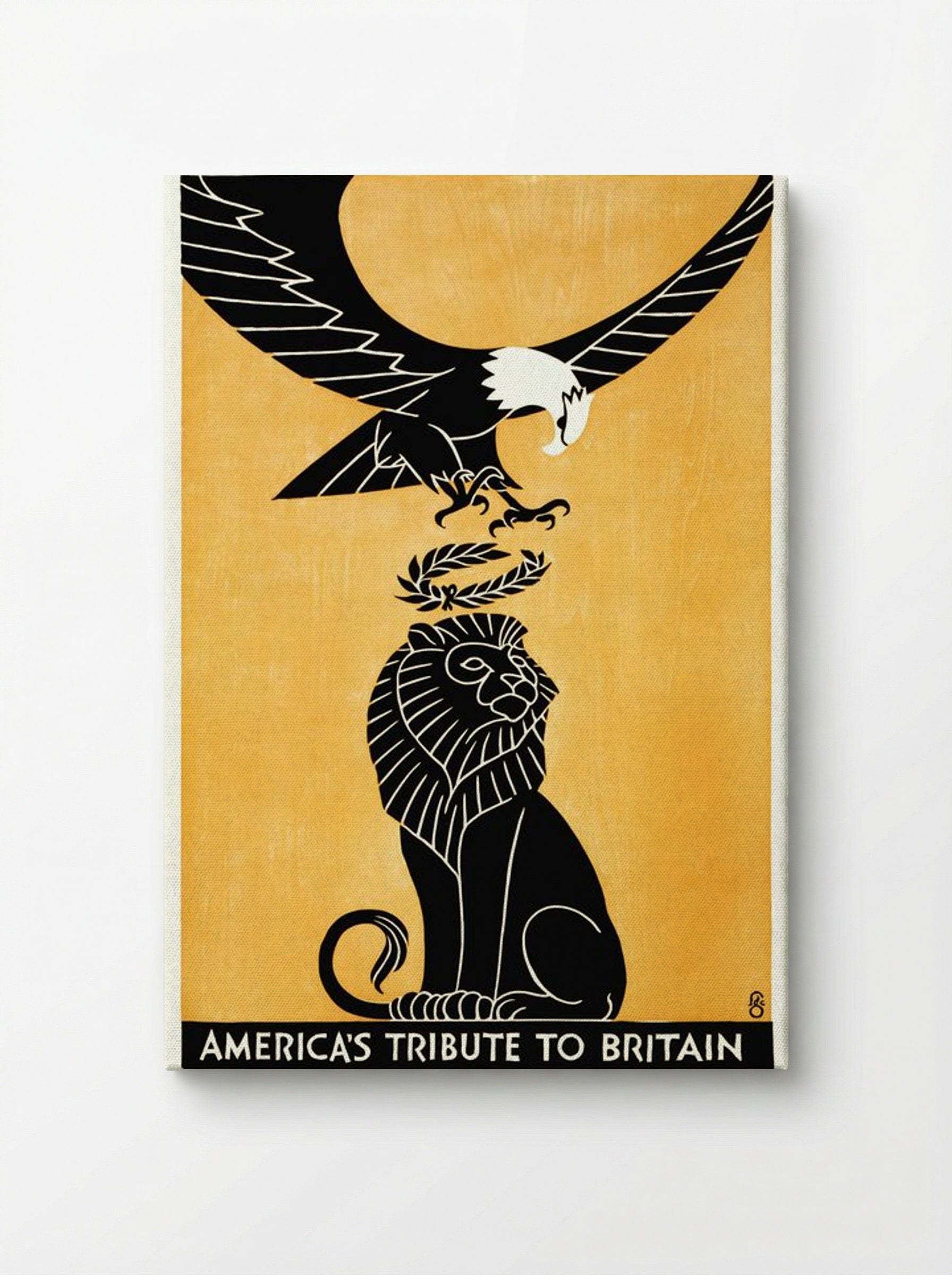 America's Tribute to Britain - Fred G. Cooper - Canvas