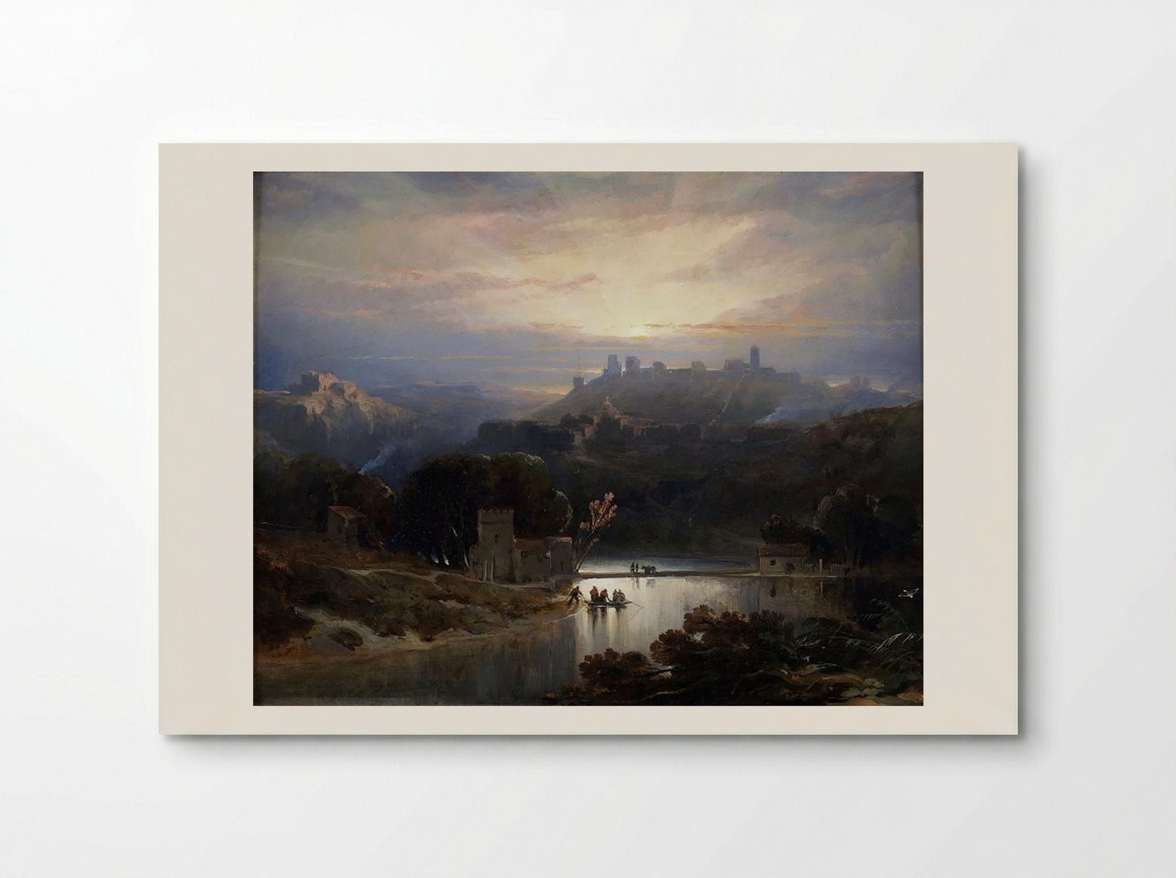 The Castle of Alcalá de Guadaíra - David Roberts - Poster