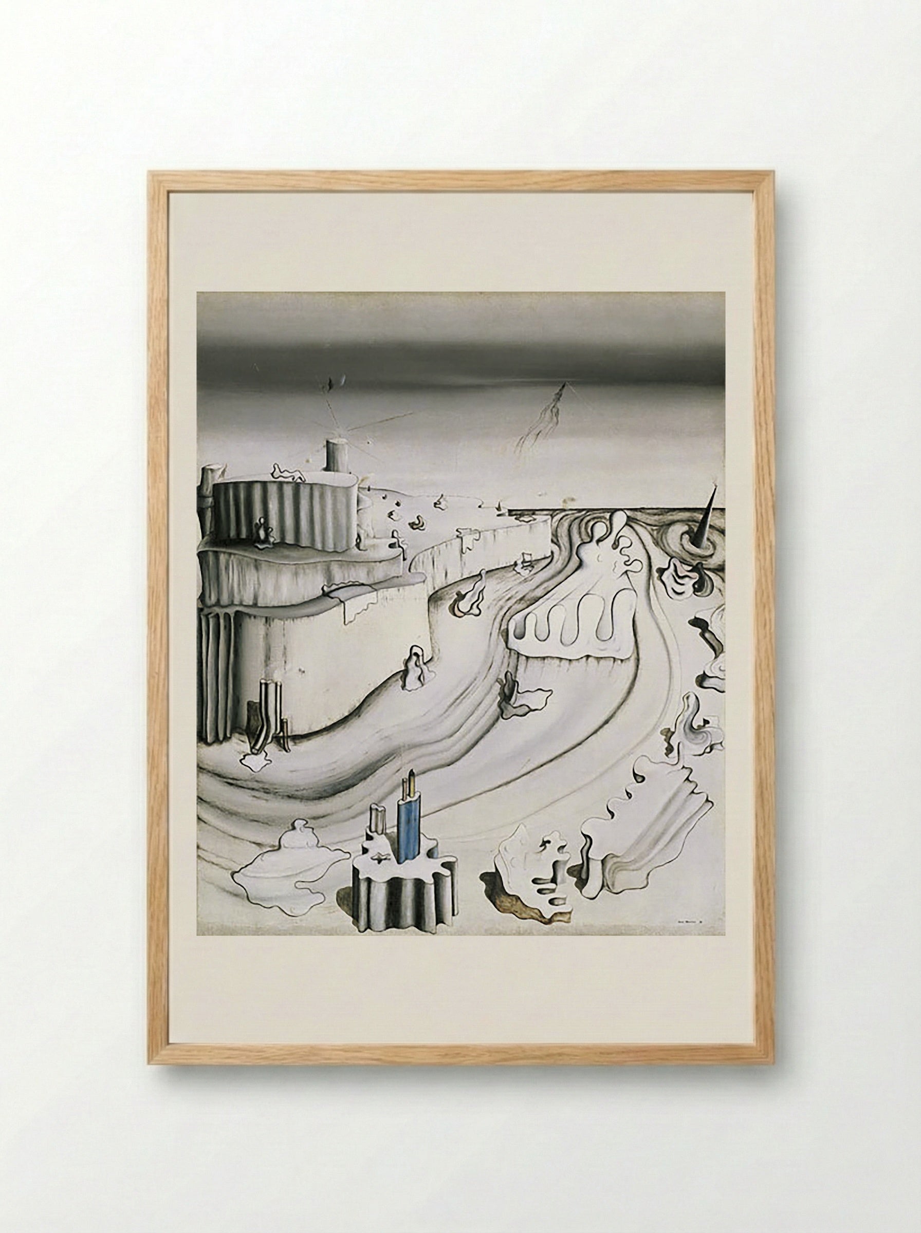 Promontory Palace - Yves Tanguy - Framed Print Wood