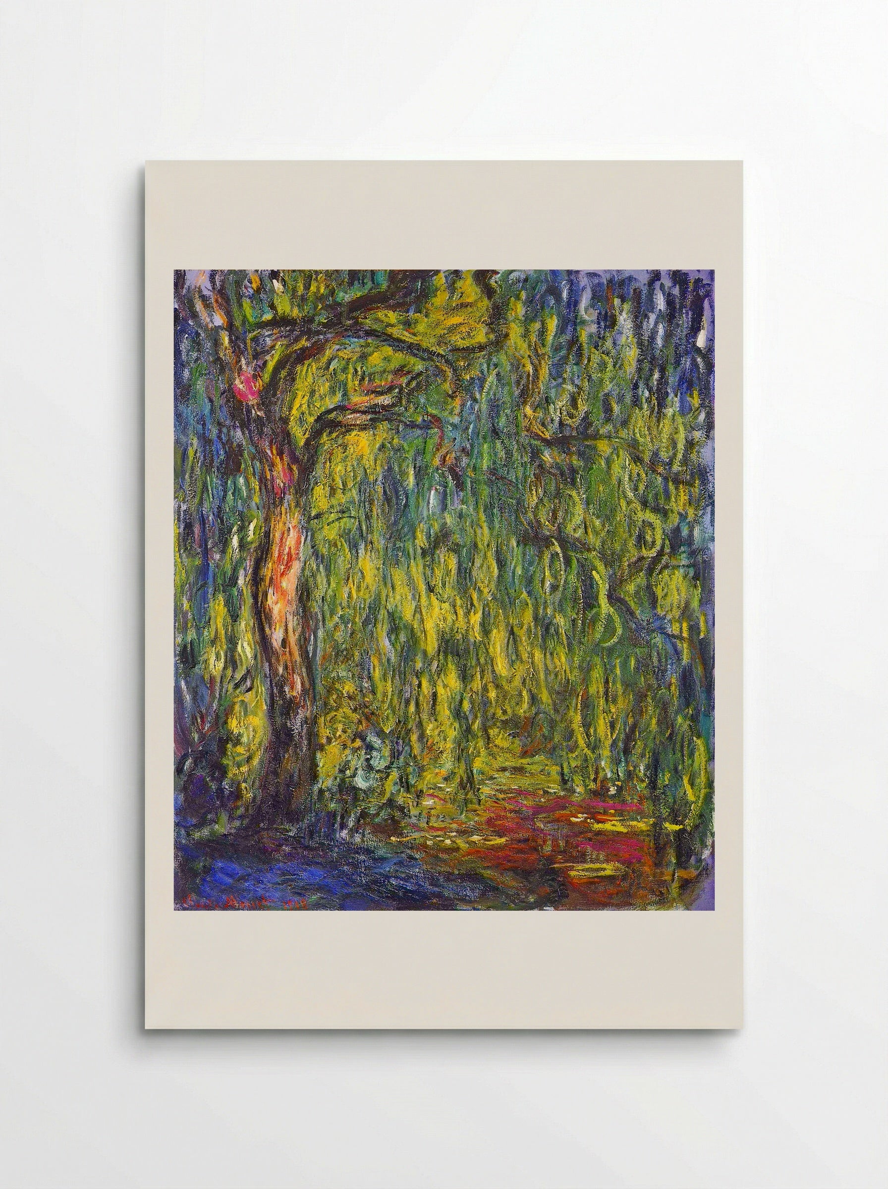 Weeping Willow - Claude Monet - Poster