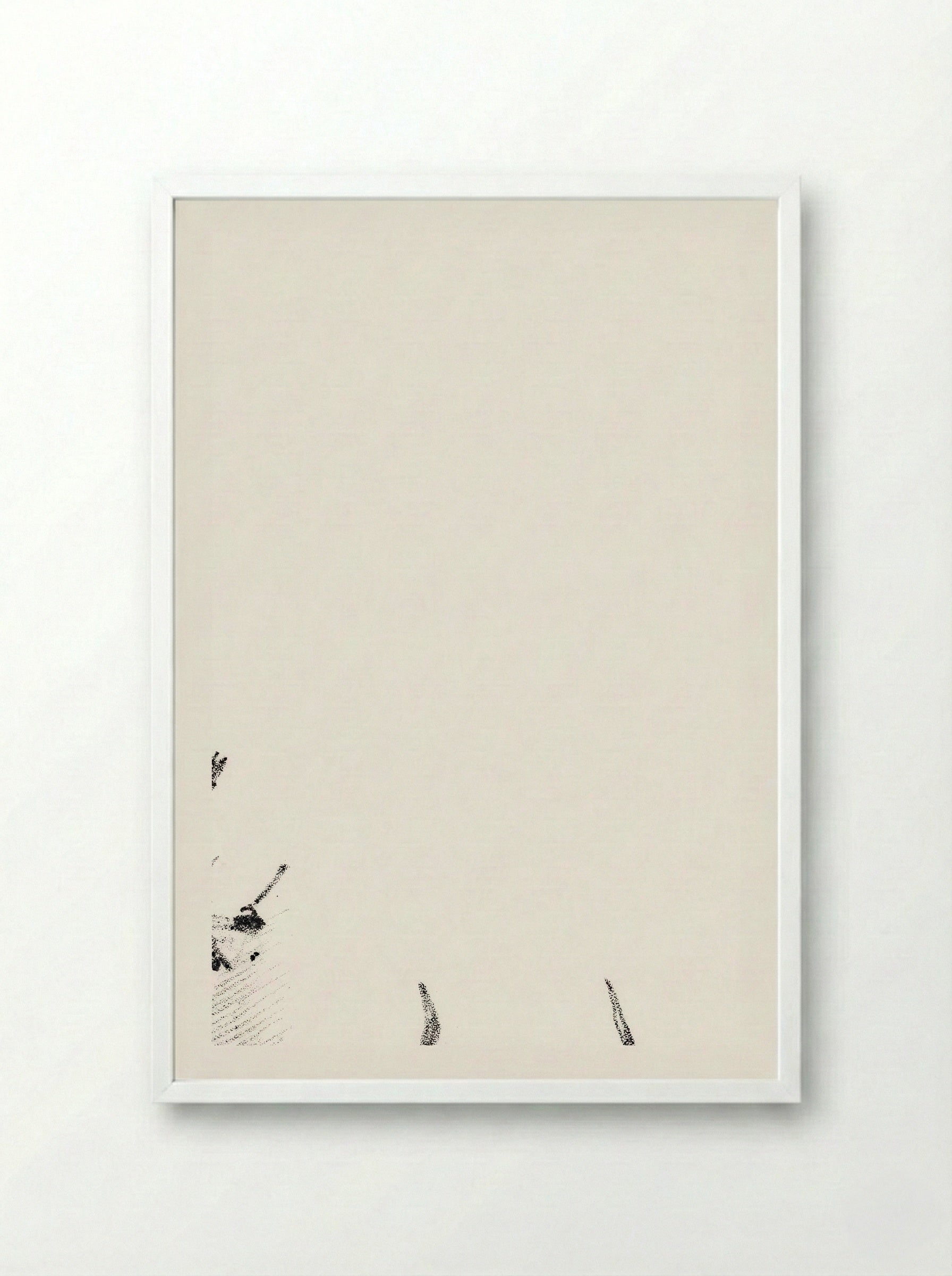 Menu Card with Teachers and Students - Theo van Hoytema - Framed Print White