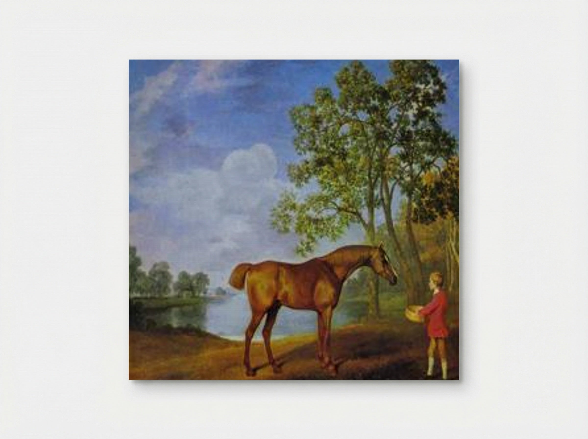 Pumpkin with a Stable Lad - George Stubbs - Poster