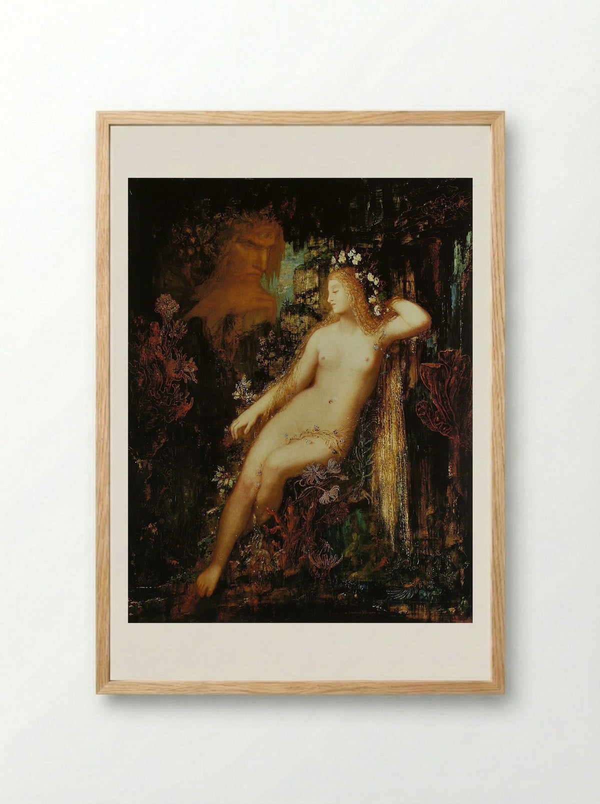 Galatea - Gustave Moreau - Framed Print Wood