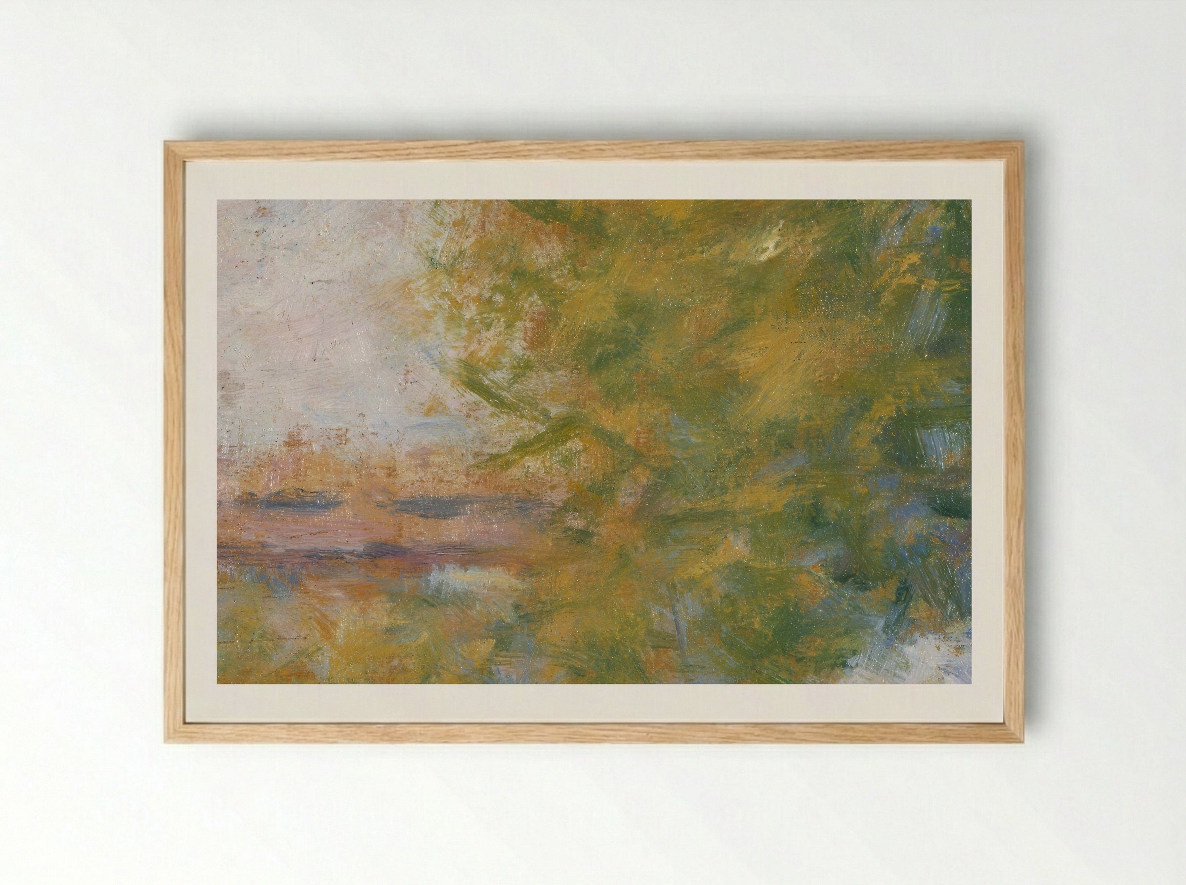 The Bridge at Bineau - Georges Seurat - Framed Print Wood