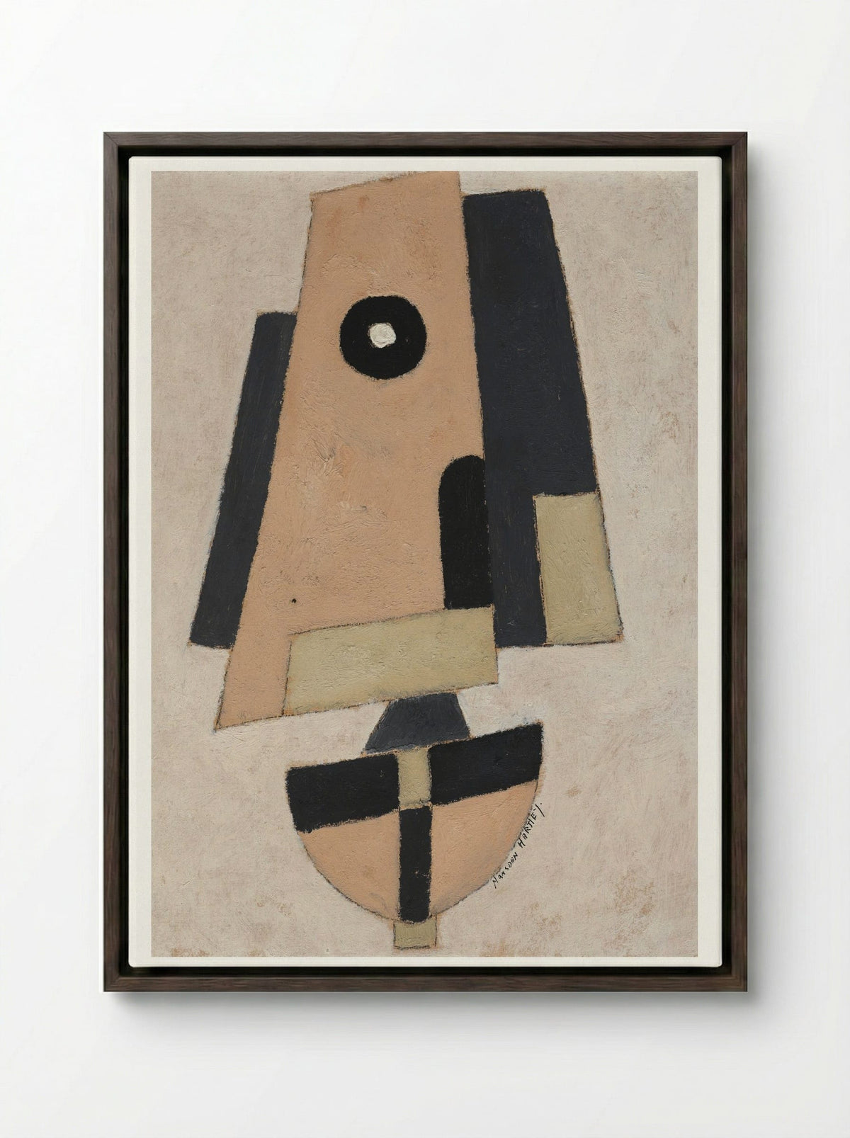 Movement, Bermuda - Marsden Hartley - Framed Canvas Dark Wood