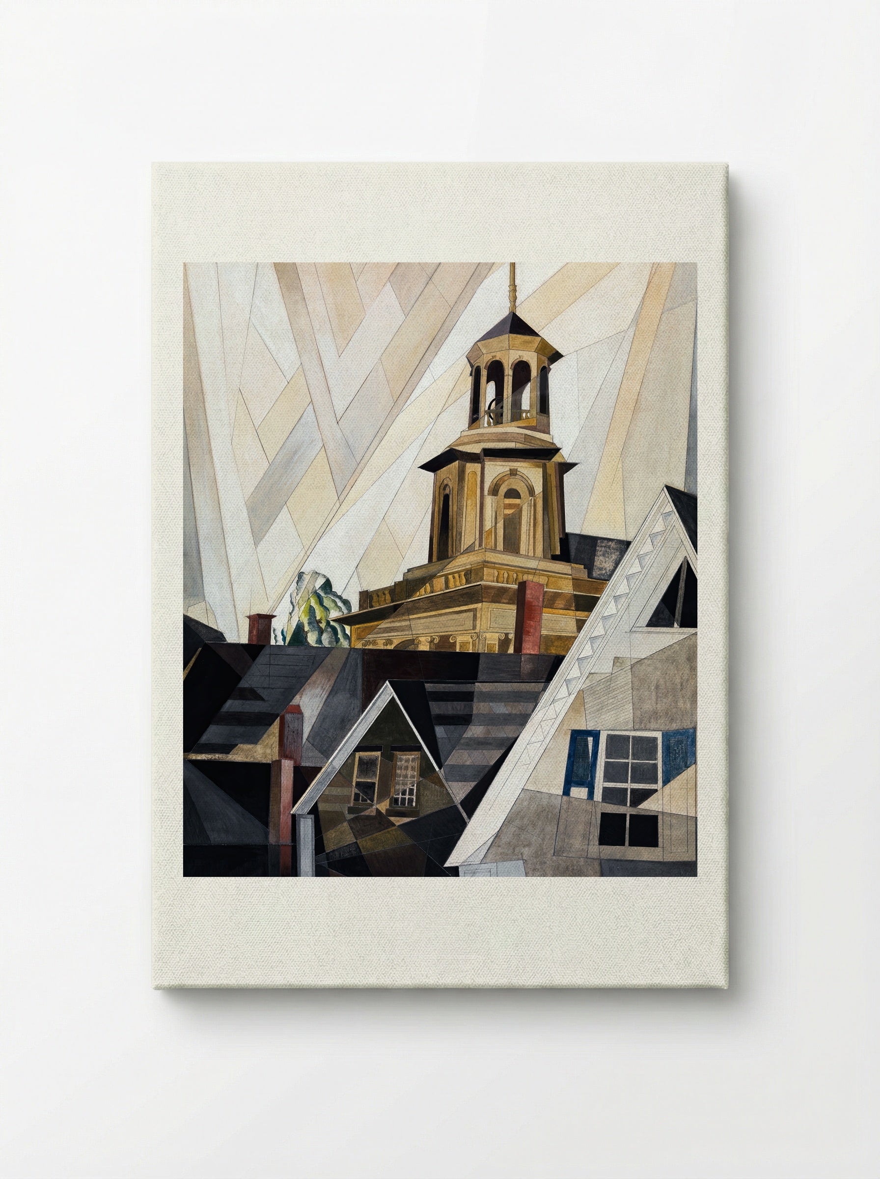 After Sir Christopher Wren (Church Tower) - Charles Demuth - Canvas