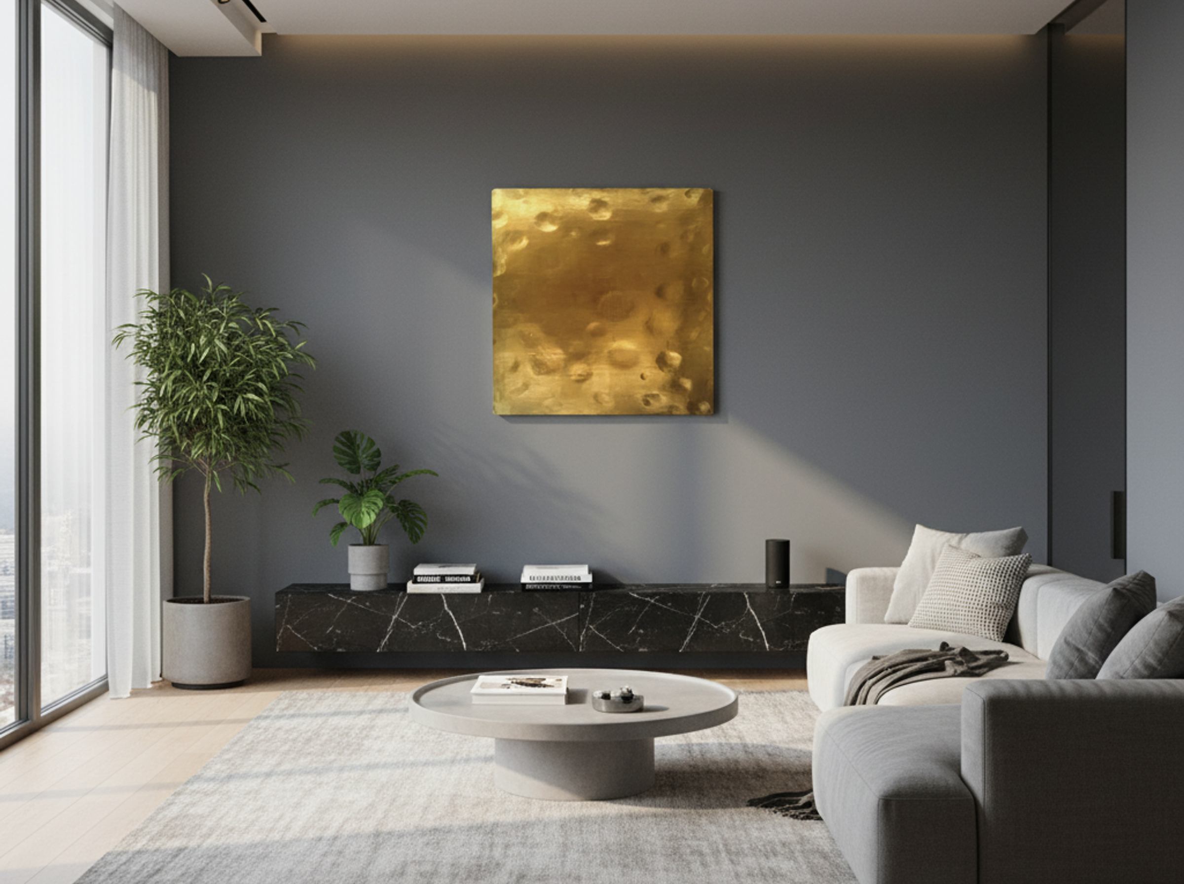 Untitled Monogold - Yves Klein - Lifestyle