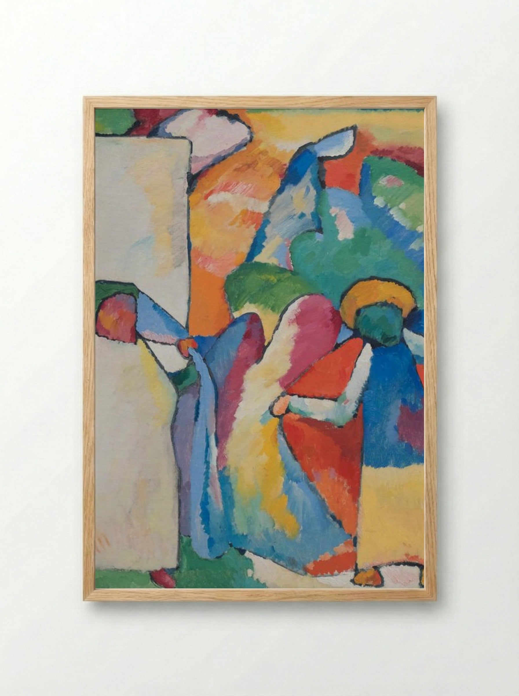 Improvisation 6 (African) - Wassily Kandinsky - Framed Print Wood