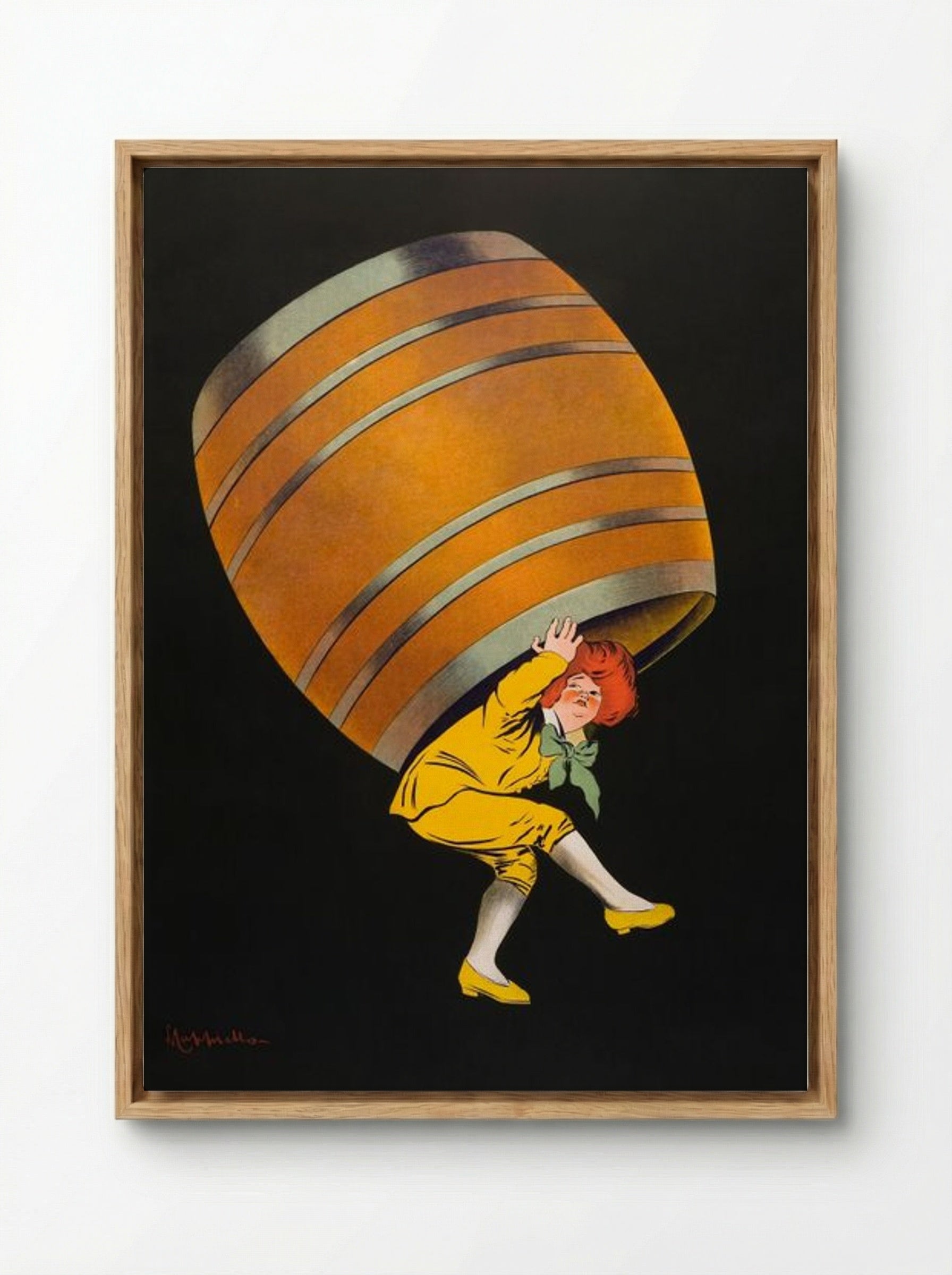Cognac Pellisson - Leonetto Cappiello - Framed Canvas Wood