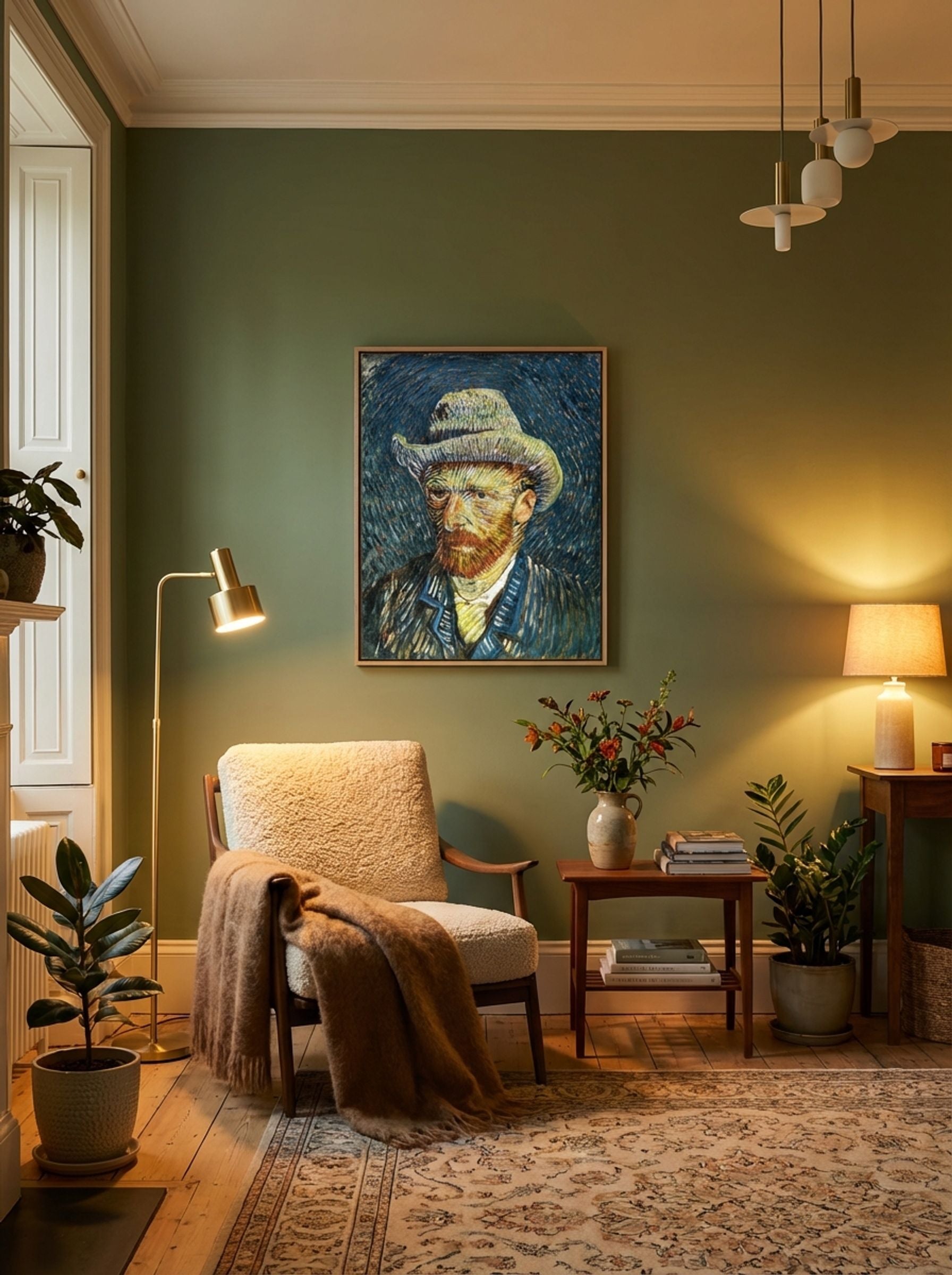 Self-Portrait with Felt Hat - Vincent van Gogh - Lifestyle