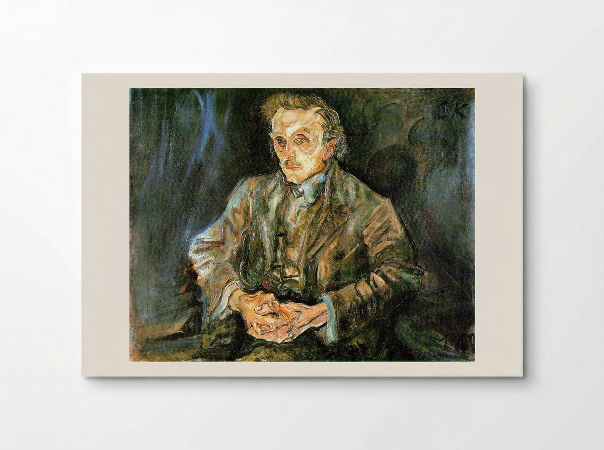 Portrait of Adolf Loos - Oskar Kokoschka - Poster