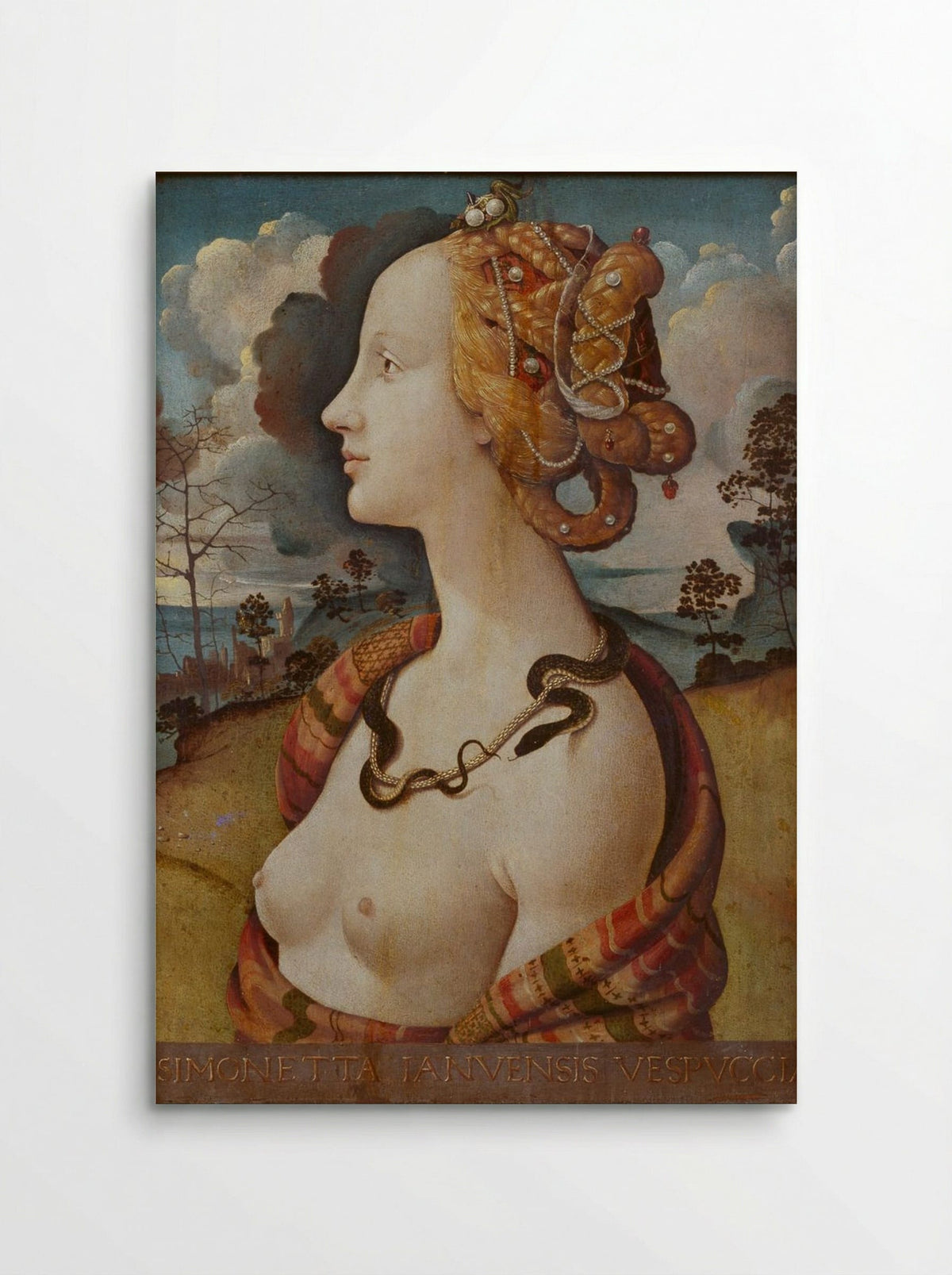 Portrait of Simonetta Vespucci - Piero di Cosimo - Poster