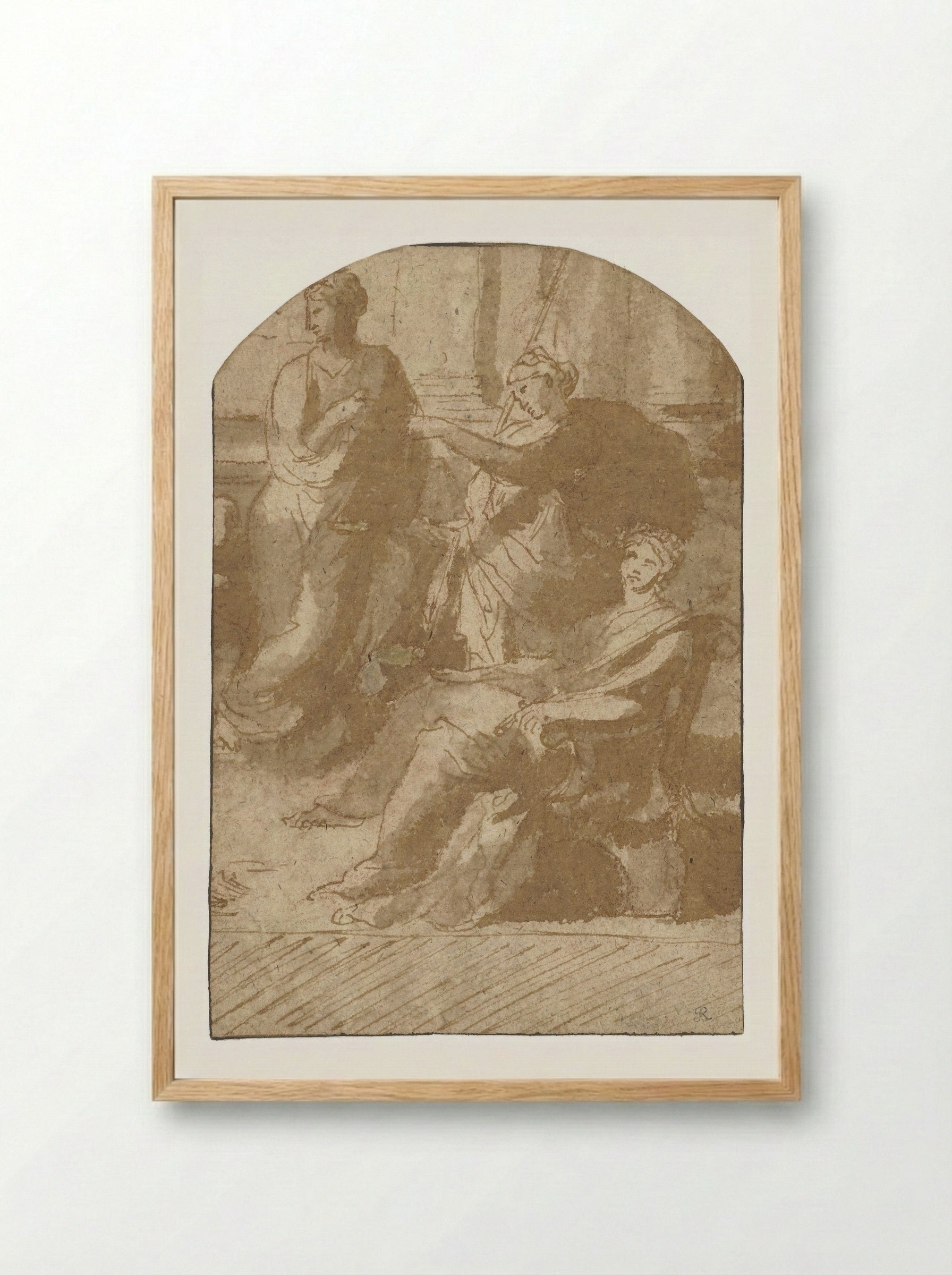 Allegory of Justice - Nicolas Poussin - Framed Print Wood