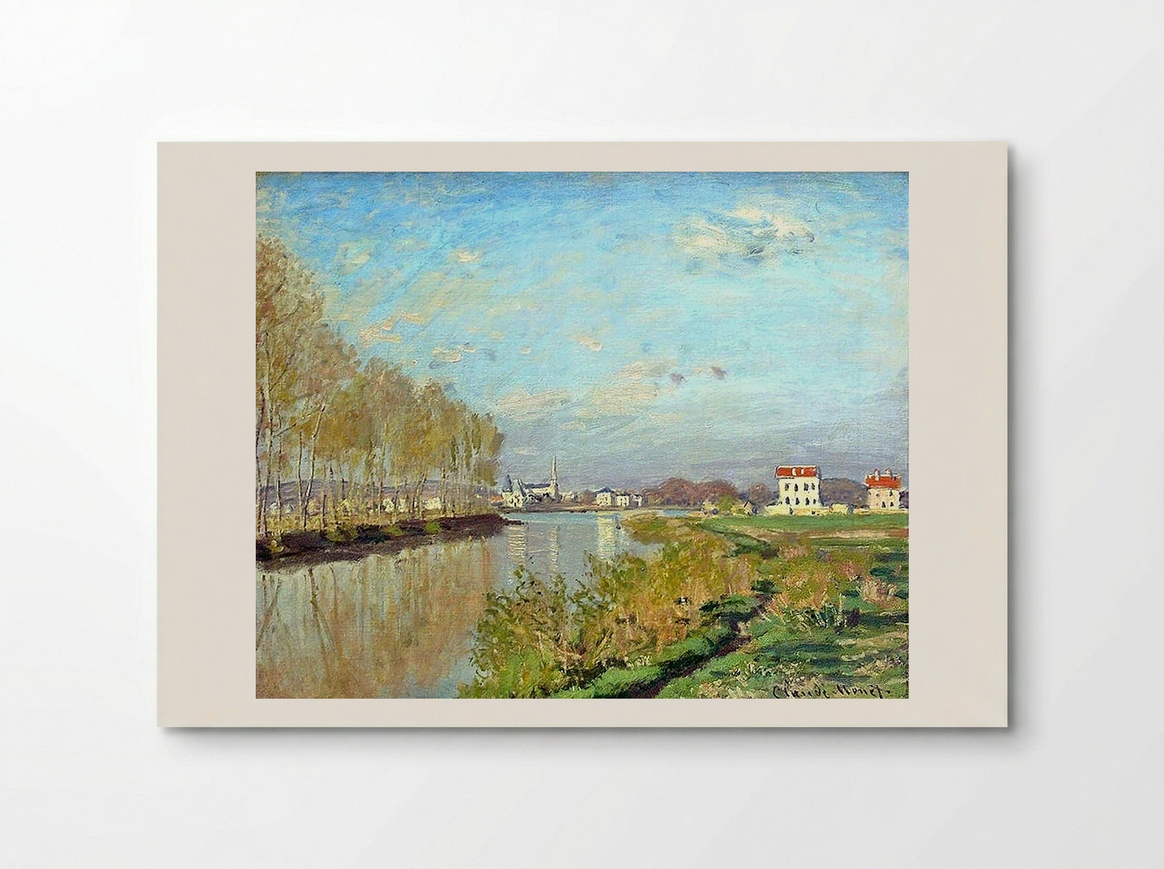 Argenteuil, The Seine - Claude Monet - Poster