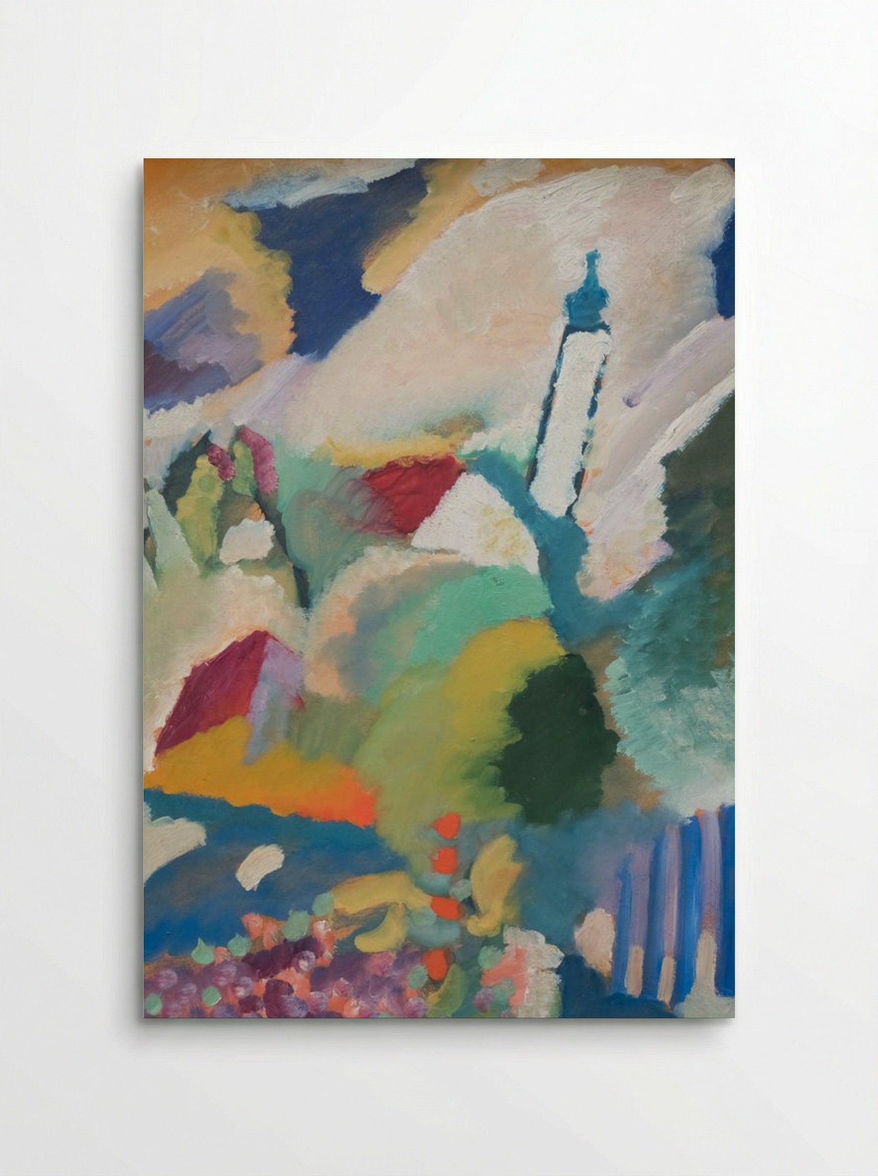 Murnau with Church - Wassily Kandinsky - Poster