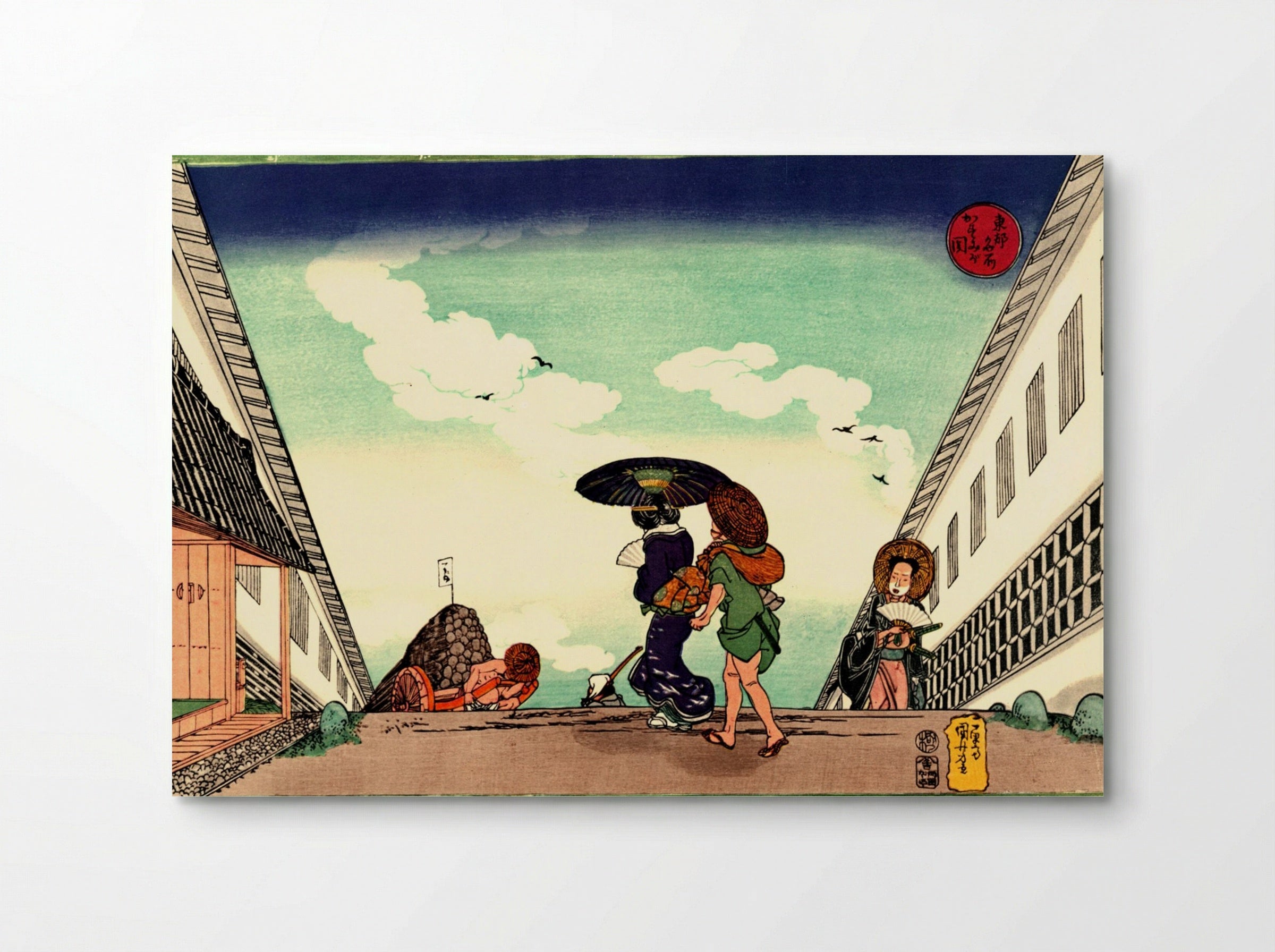 High Noon at Kasumigaseki - Utagawa Kuniyoshi - Poster